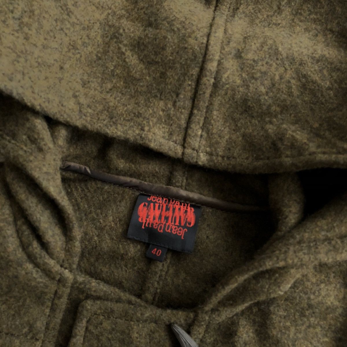 Jean Paul Gaultier JEAN PAUL GAULTIER Very Rare Design Long Wool Duffle Coat Size US XXS / EU 40 - 14 Thumbnail