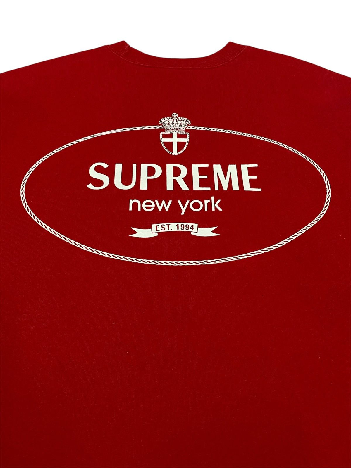 Supreme Supereme FW24 Crest Crewneck Sweatshirt Size US S / EU 44-46 / 1 - 14 Thumbnail