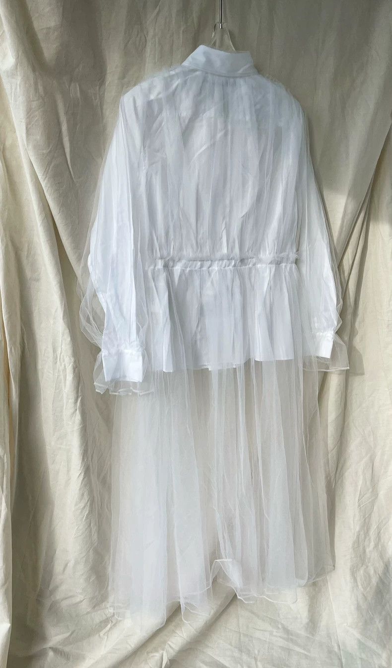 Comme des Garcons Comme des Garcons Pinched shirt stitching yarn top dress w Size XS / US 0-2 / IT 36-38 - 6 Thumbnail