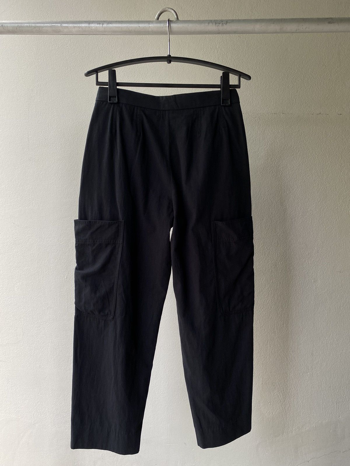 Stella McCartney STELLA/MCCARTNEY Black Cargo Pants with Zipper Pockets Size 29" - 2 Thumbnail