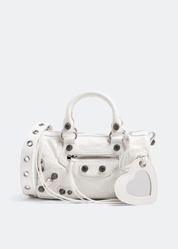 Balenciaga Le Cagole mini duffle bag in white Size ONE SIZE - 1 Thumbnail