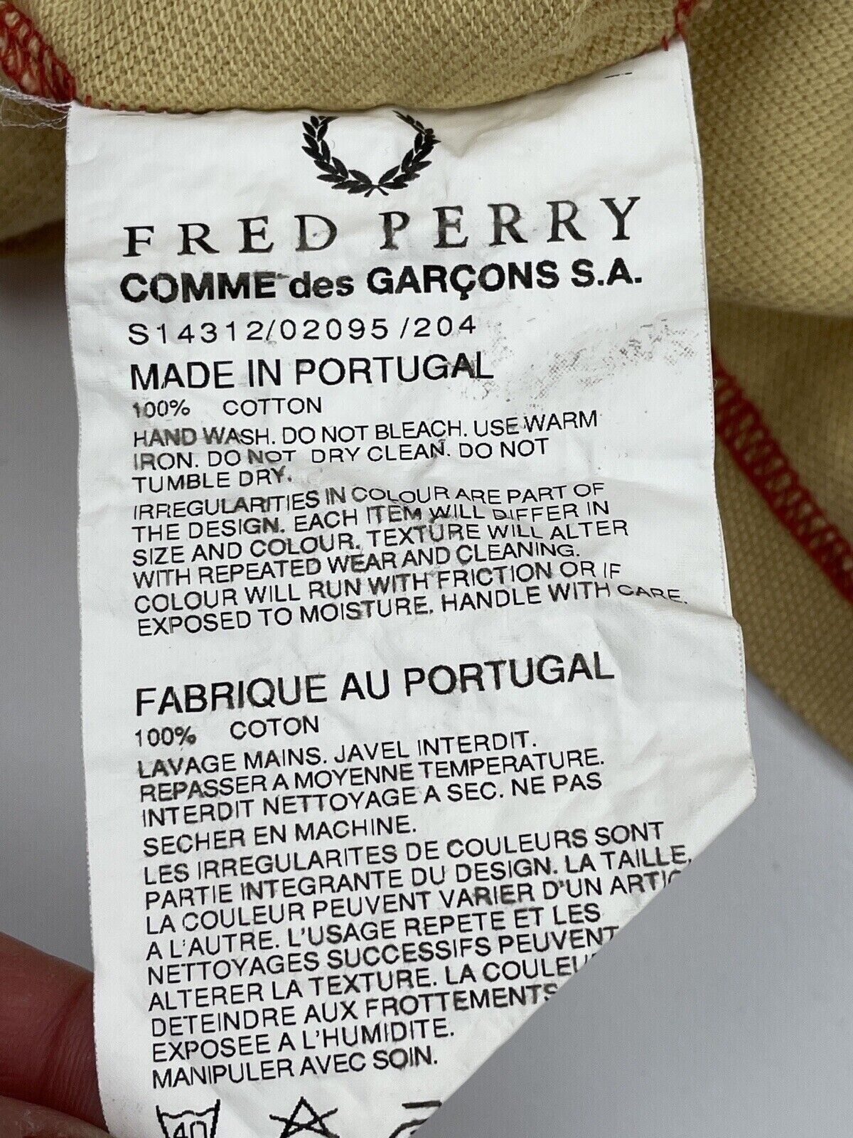 Comme des Garcons SHIRT × Fred Perry FRED PERRY x COMME DES GARCONS SHIRT POLO MENS SAND size XS Size US XS / EU 42 / 0 - 10 Thumbnail