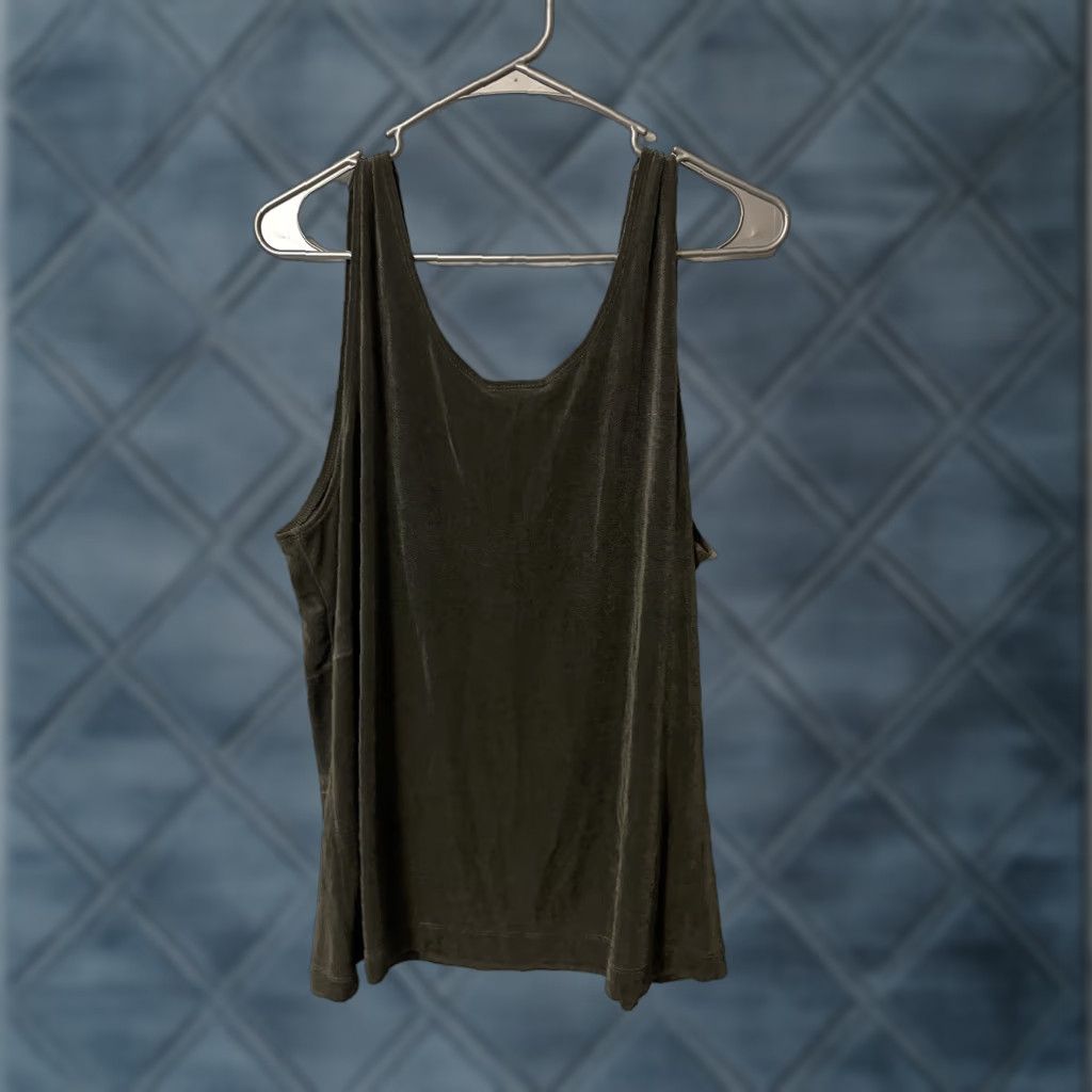 Vintage VINTAGE Chicos Travelers Tank Top Sleeveless Gray 3 Designer Round Neck Pullover Women Casual Travel Shirt? Size XS / US 0-2 / IT 36-38 - 1 Thumbnail