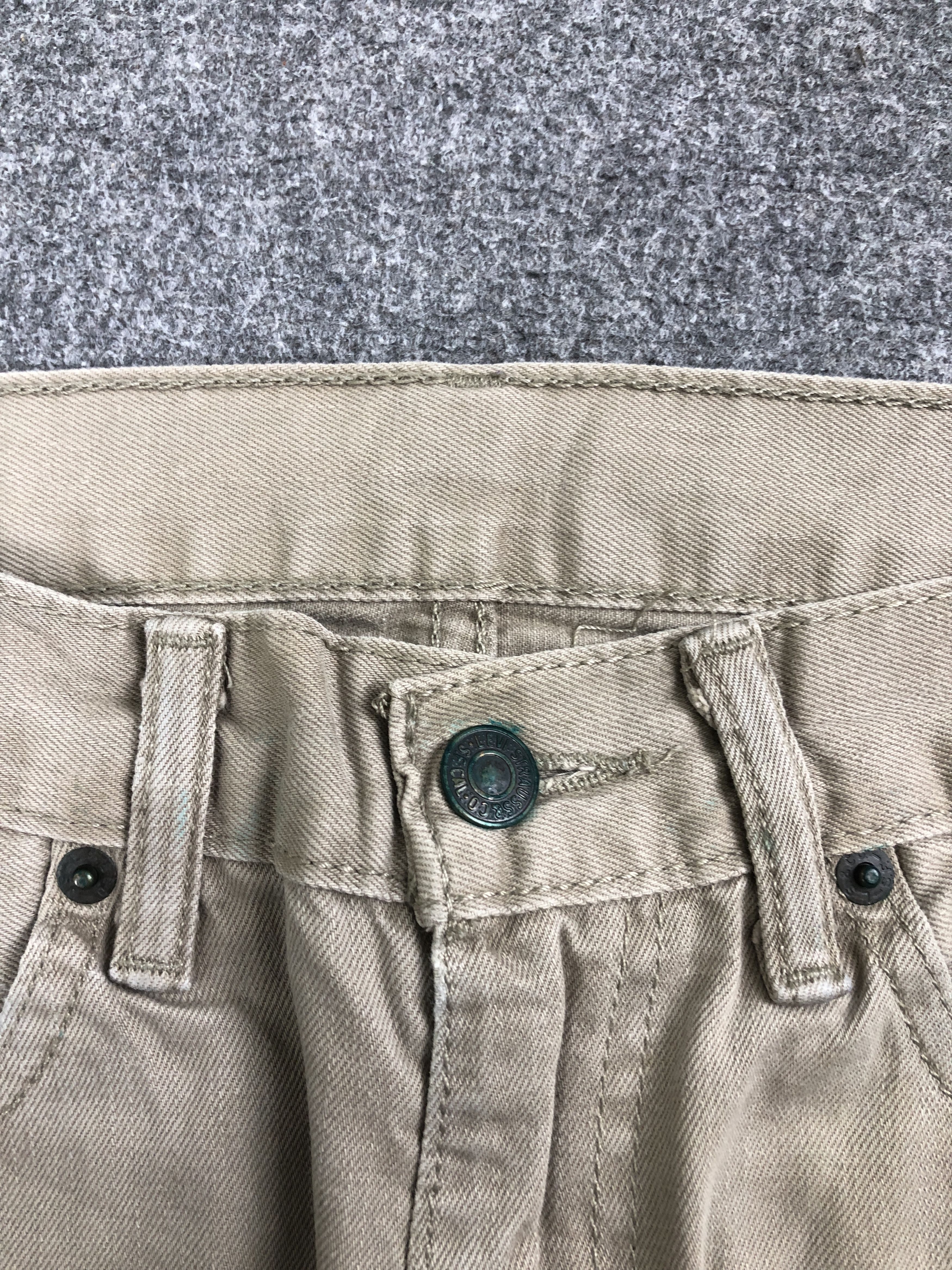 Levi's Vintage Levis 505 Light Brown Jeans DP2534 Size US 31 - 11 Thumbnail