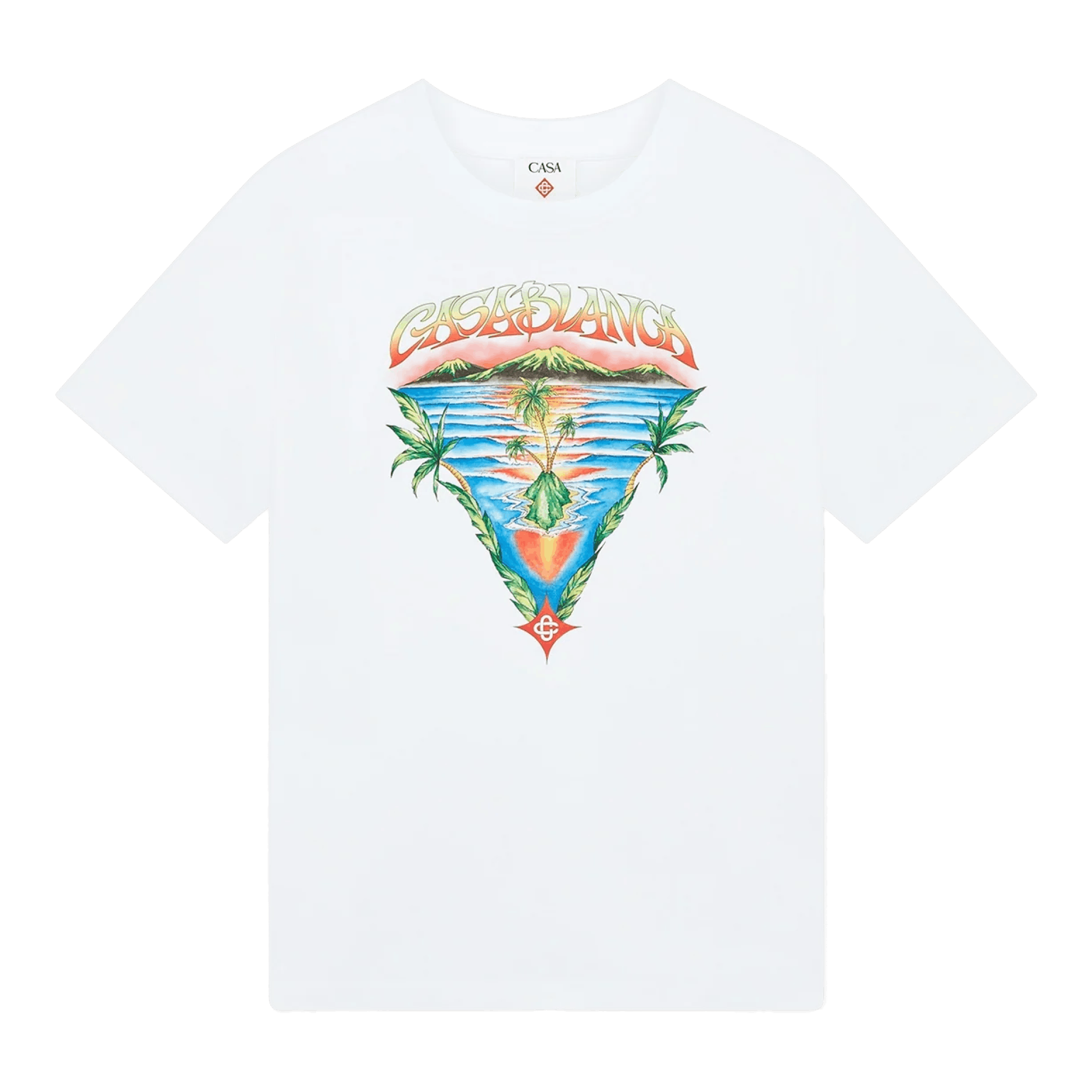 Casablanca Innocence Triangle Classic T-shirt White Size US S / EU 44-46 / 1 - 1 Thumbnail