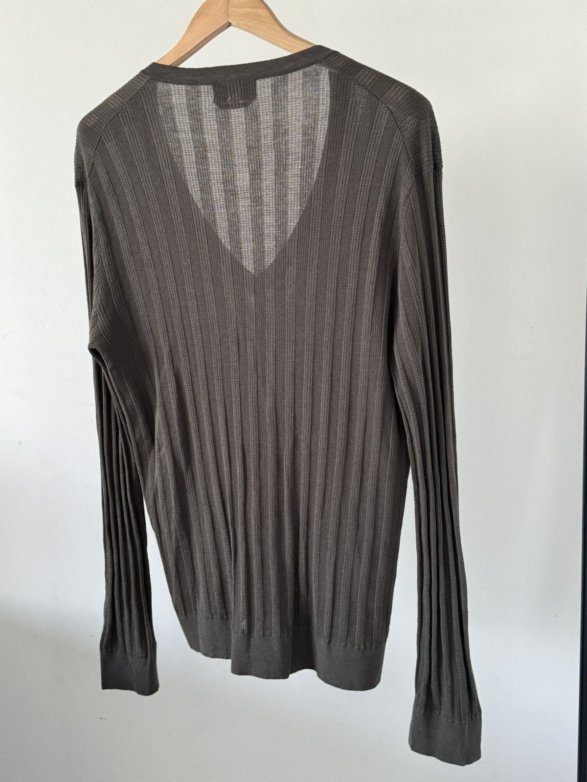 Hermes Hermes cotton striped v-neck Size US XL / EU 56 / 4 - 3 Thumbnail