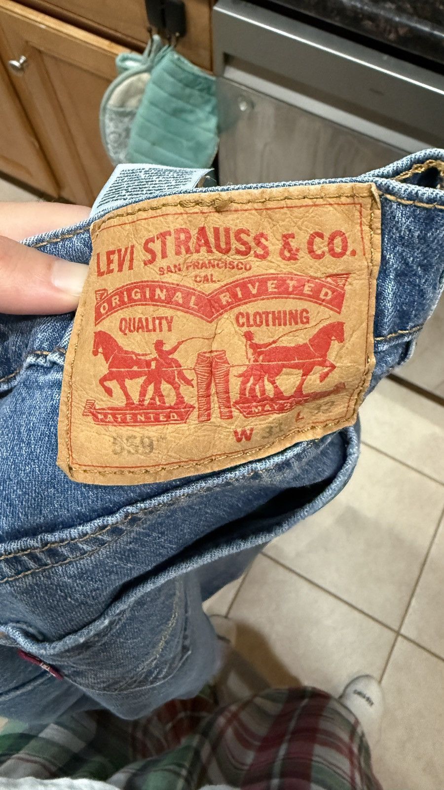 Levi's Levi’s 559 Relaxed Straight Fit Jeans Size US 31 - 3 Thumbnail