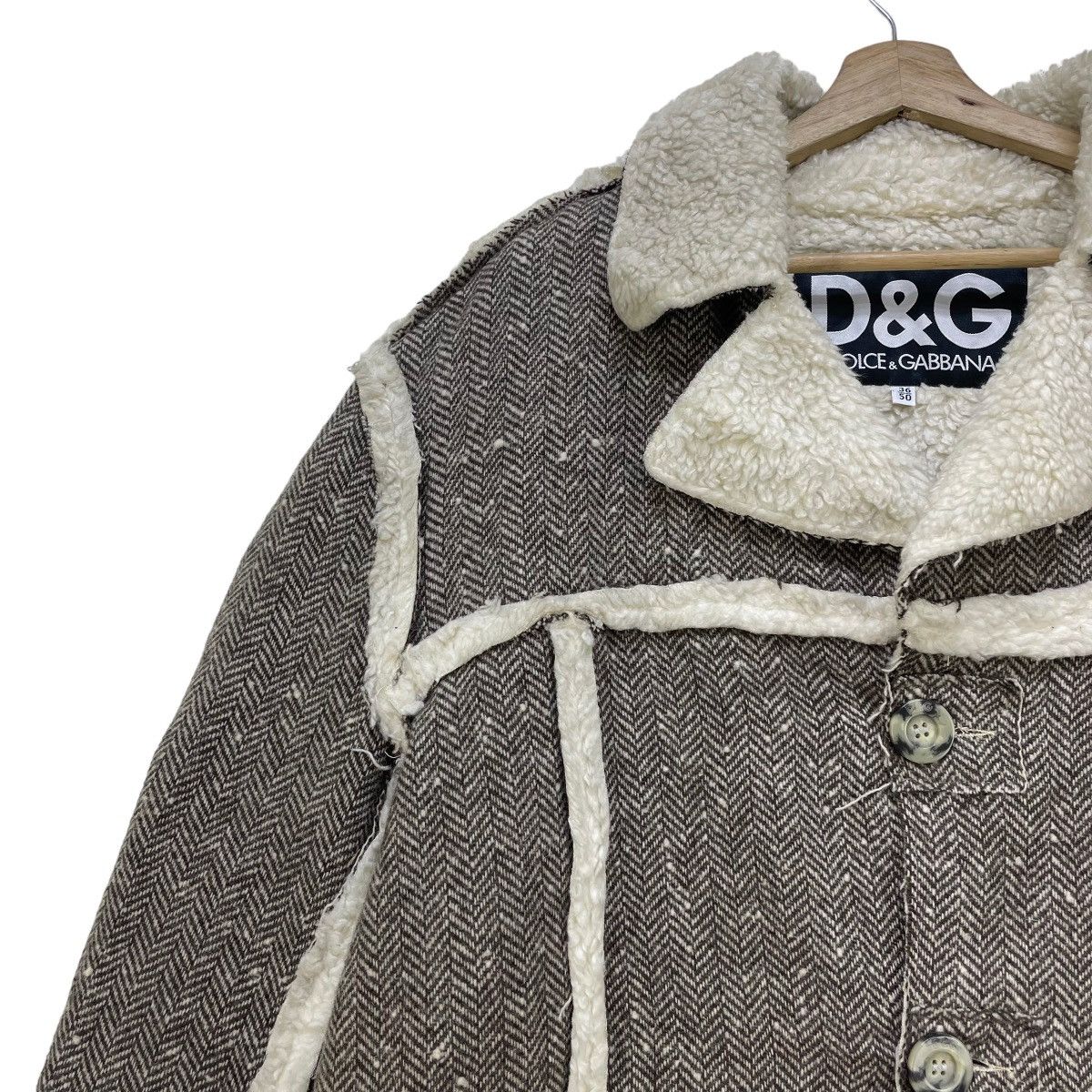 Dolce & Gabbana 🔥Luxury Brand Dolce And Gabana Shearling Jacket Size US M / EU 48-50 / 2 - 3 Thumbnail