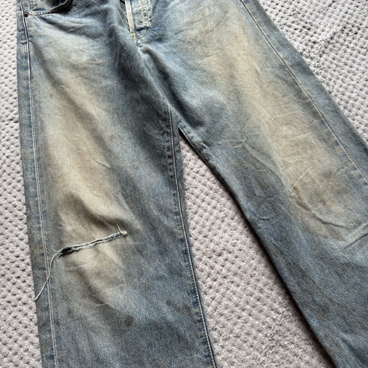 Levi's Vintage Clothing Levis E 503 B-XX 1996 Distressed Selvedge 1970 Aging Denim Size US 32 / EU 48 - 4 Thumbnail