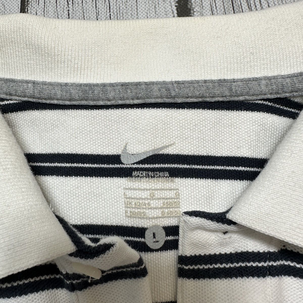 Nike Nike striped polo shirt Size US L / EU 52-54 / 3 - 4 Thumbnail