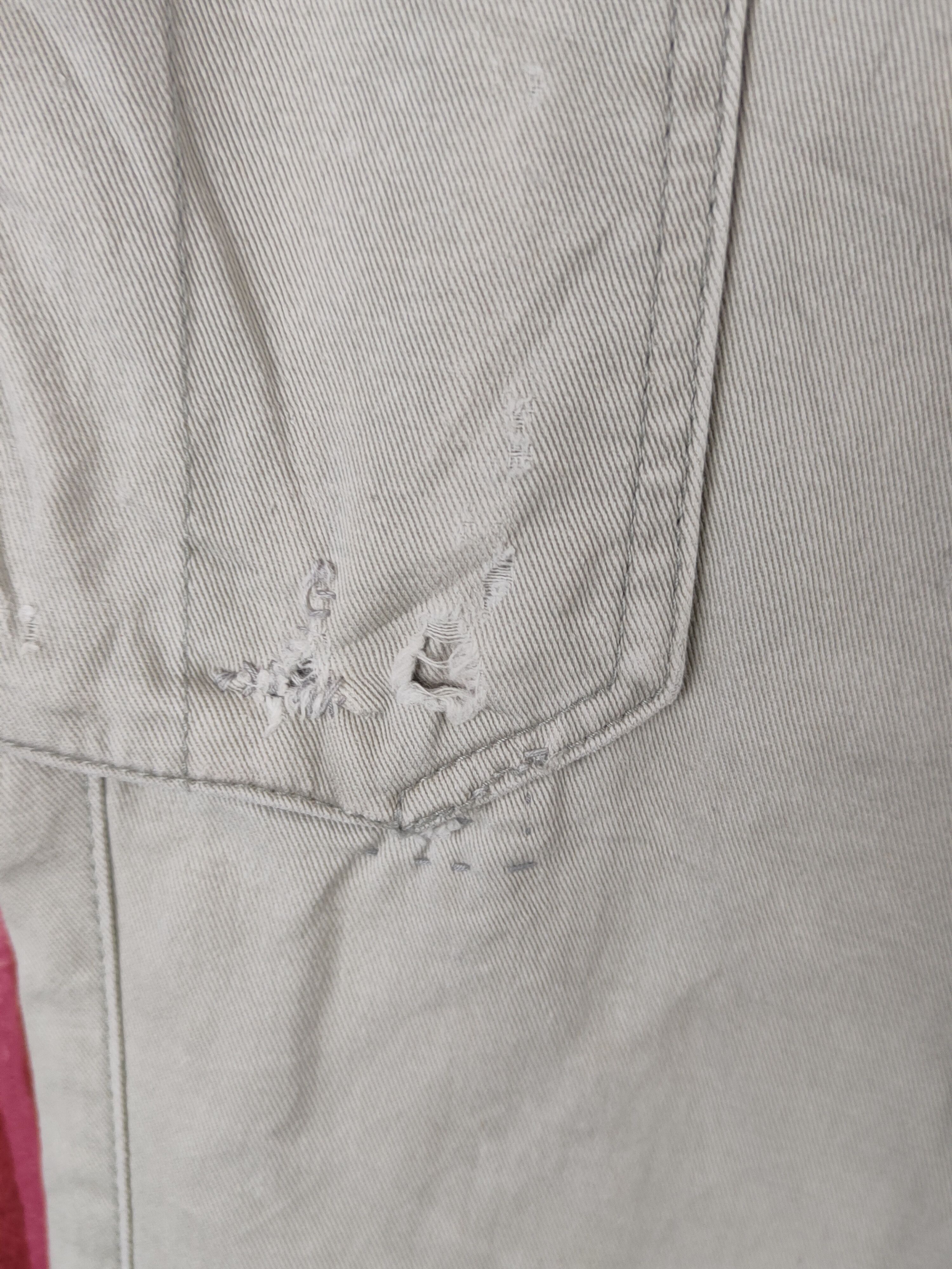 Japanese Brand Xebec Light Gray Multipocket Tactical Cargo Pants #S1750 Size US 31 - 4 Thumbnail