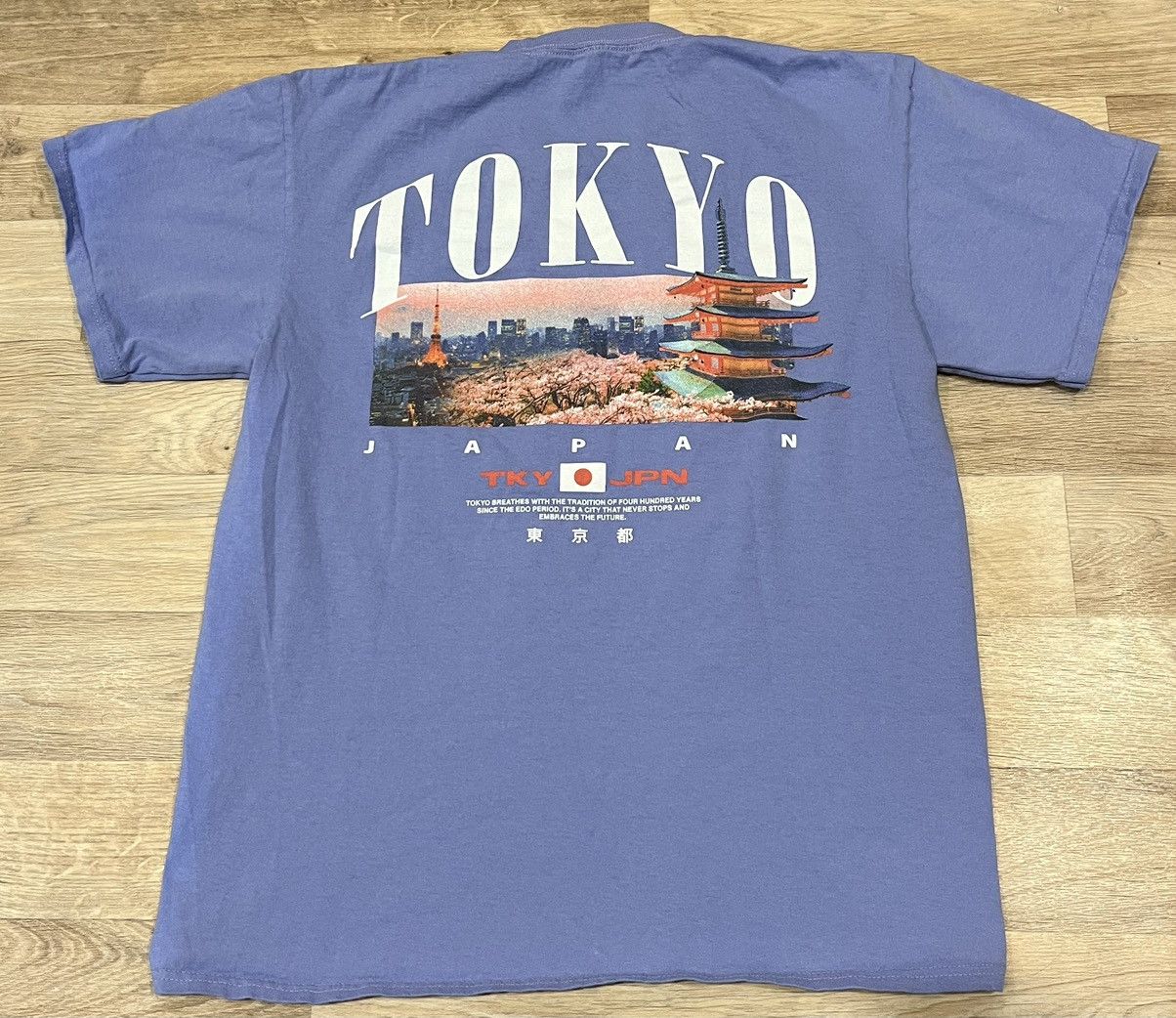 Pacsun Purple PacSun “Tokyo” T-shirt Size US L / EU 52-54 / 3 - 4 Thumbnail