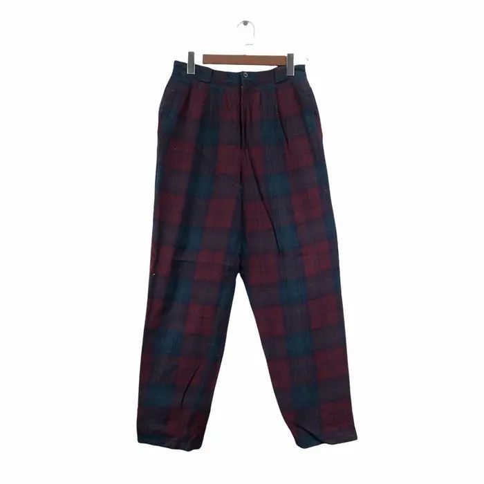 Other Vtg ALANNI DONNYBROOK ITALIAN Tartan Casual Pant Trouser Size 30" / US 8 / IT 44 - 1 Thumbnail