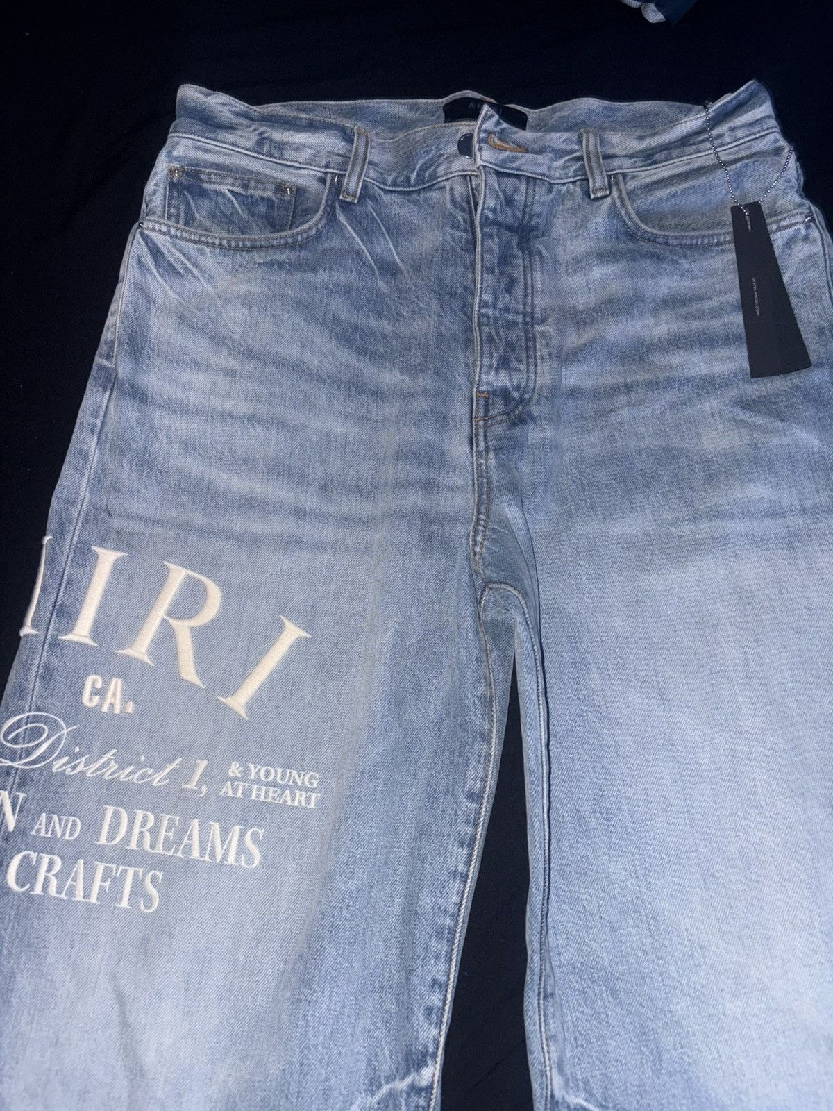 Amiri Amiri relaxed fit jeans Size US 32 / EU 48 - 1 Thumbnail