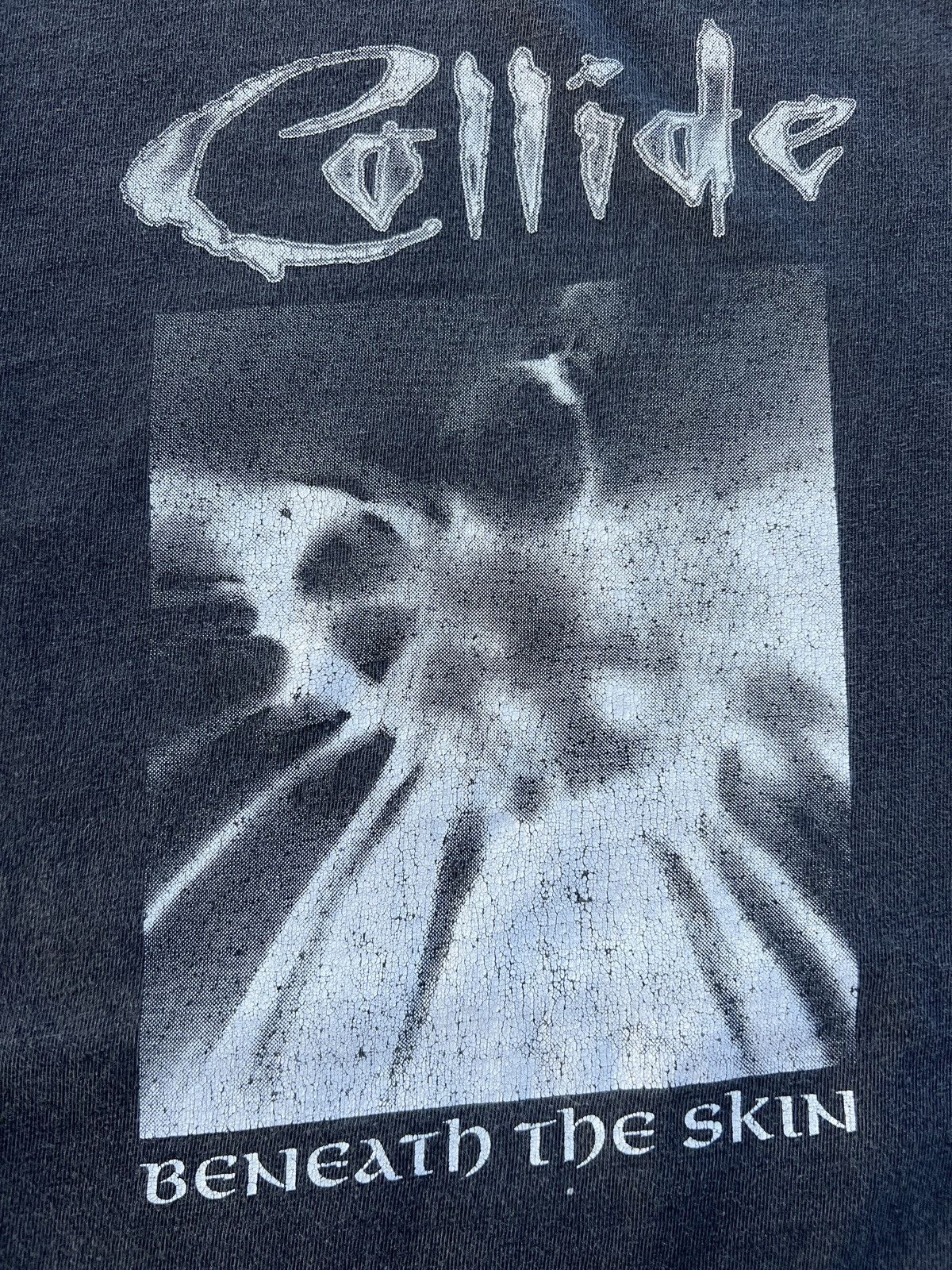 Band Tees Vintage 90's RARE Collide Dark Wave Band Tee Size US XL / EU 56 / 4 - 3 Thumbnail