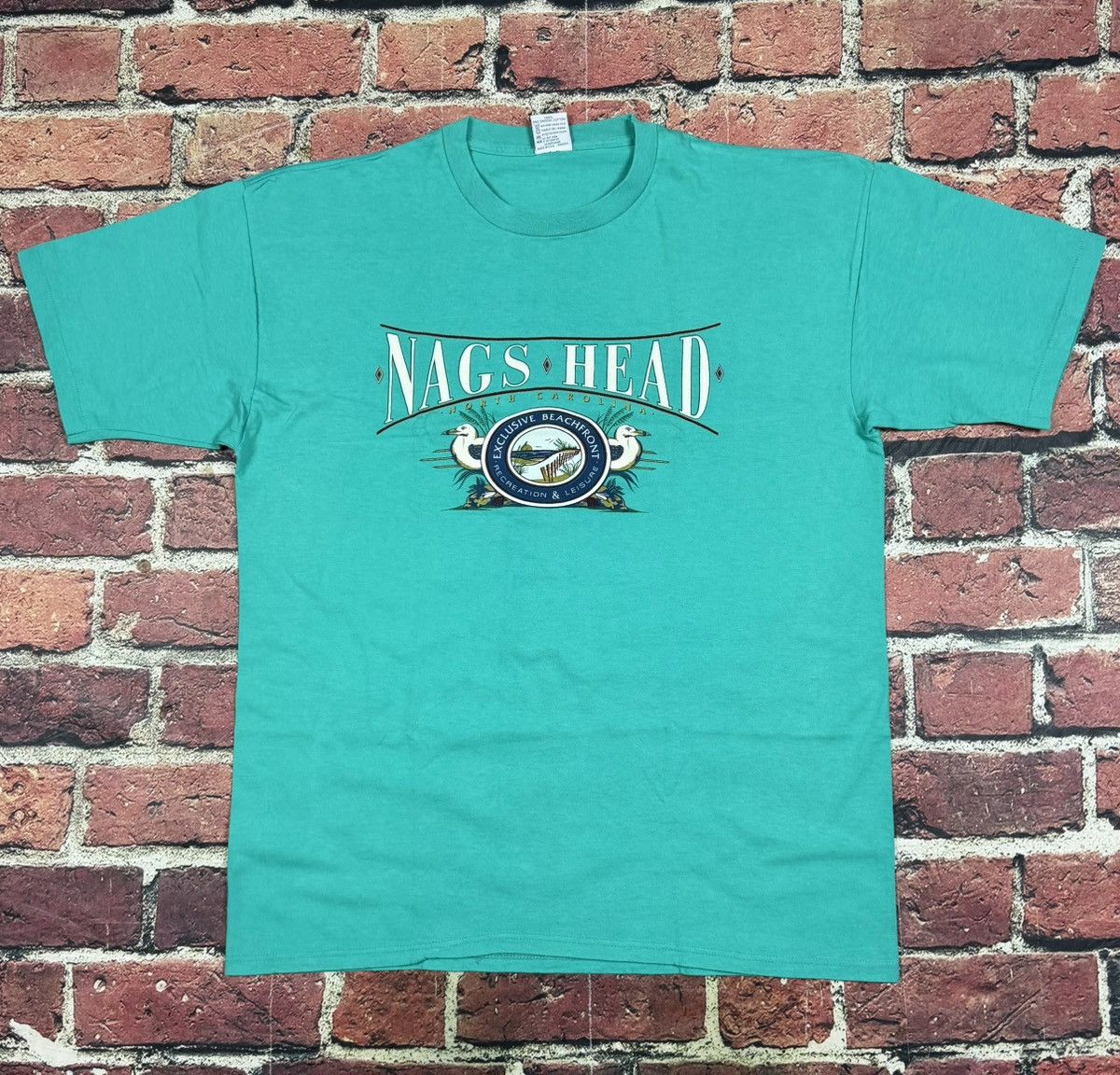 Other Vintage 90s Nags Head North Carolina Beach Single Stitch Tee Size US XL / EU 56 / 4 - 1 Thumbnail