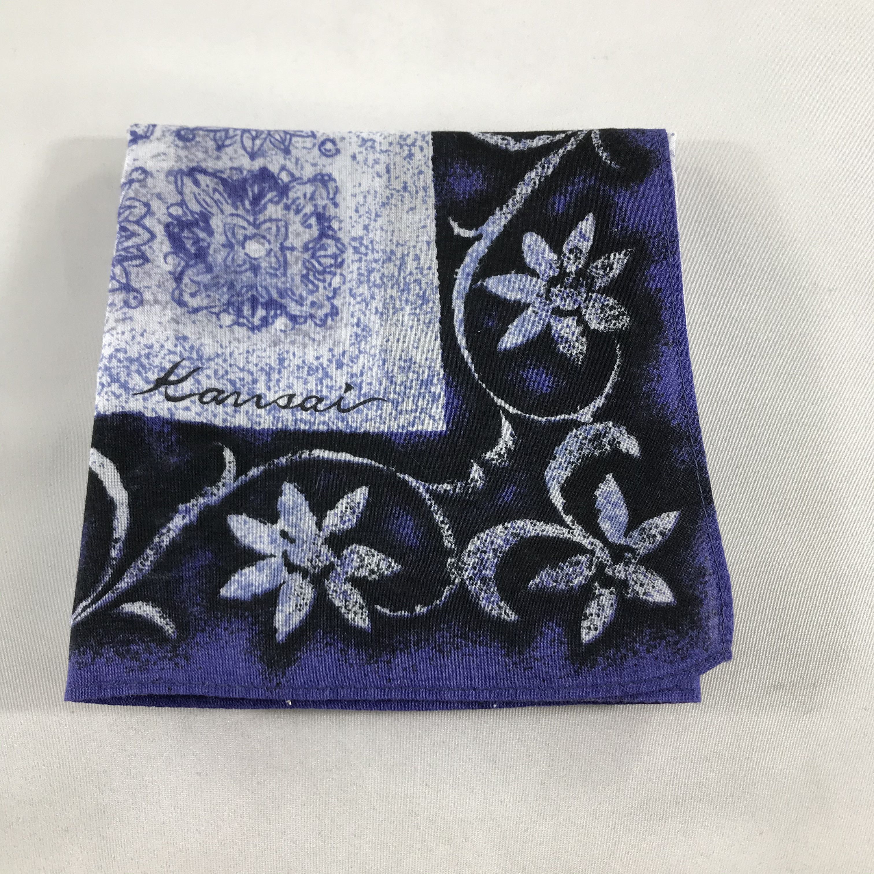 Kansai Yamamoto Kansai Floral Art Handkerchief Neckerchief Bandana H65 Size ONE SIZE - 5 Thumbnail