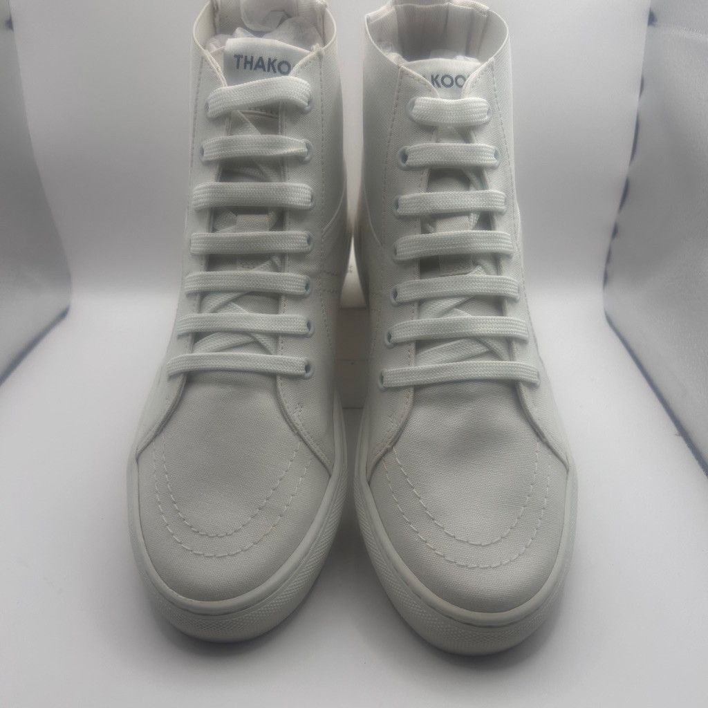 THAKOON Women's Thakoon hi top Sneakers, White, Size 37 Size US 7 / IT 37 - 2 Thumbnail