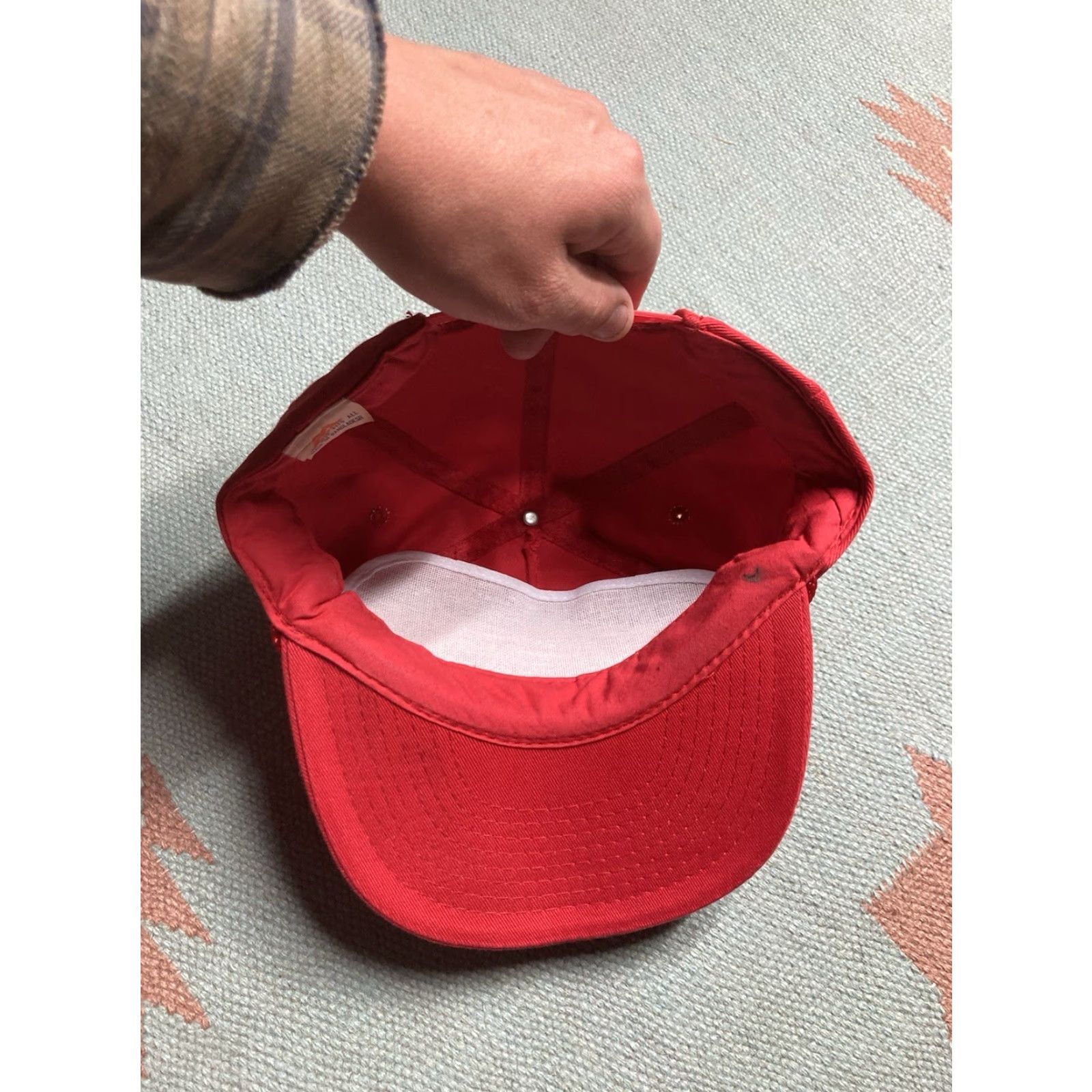 Vintage VINTAGE Unbranded SnapBack Hat Cap Men Adjustable Red Ameristar Casino Vicksburg Mississippi Gambling Size ONE SIZE - 5 Thumbnail