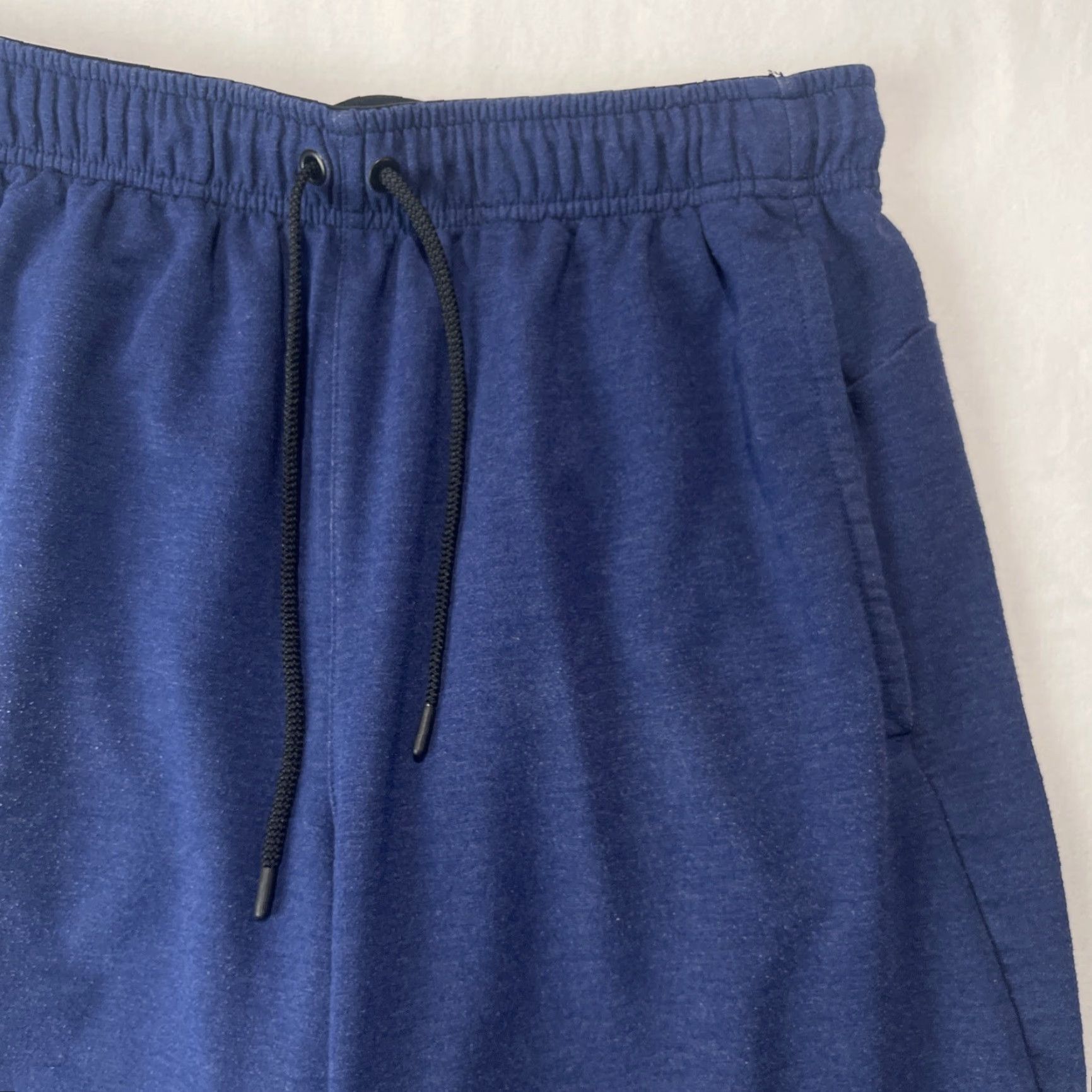 Nike Nike Shorts Mens M Dri Fit Active Training Performance 817417-429 Gym Adult Blue Polyester Blend Nike Athletic Shorts Mens Regular M Inseam 9in Size US 31 - 3 Thumbnail