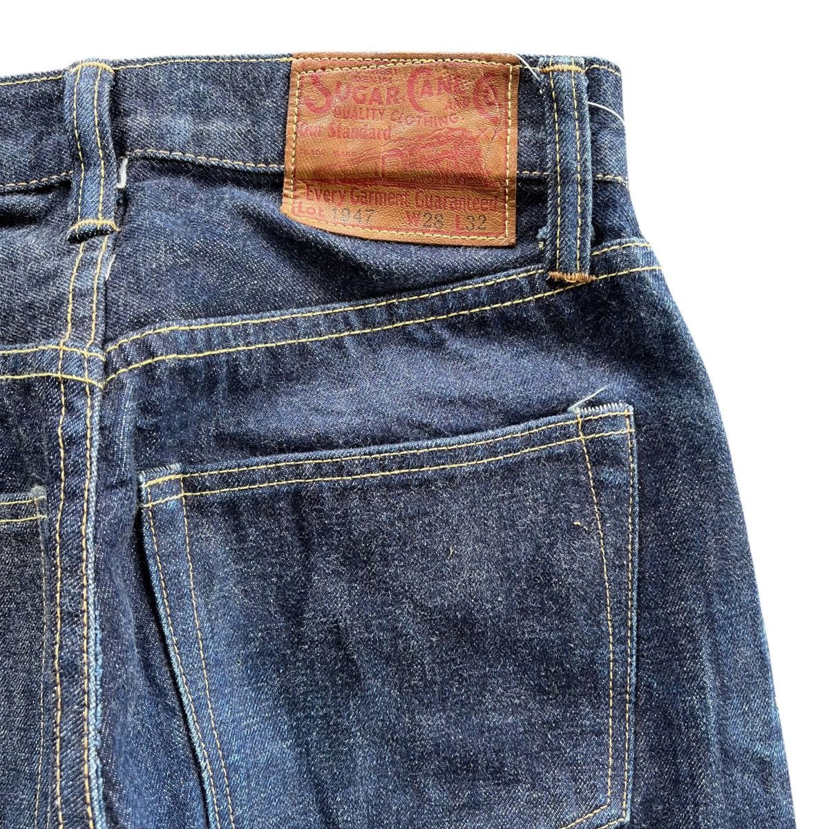 Japanese Brand × The Real McCoy's Vintage Sugar Cane 1947 Selvedge Denim Pants Size US 26 / EU 42 - 14 Thumbnail