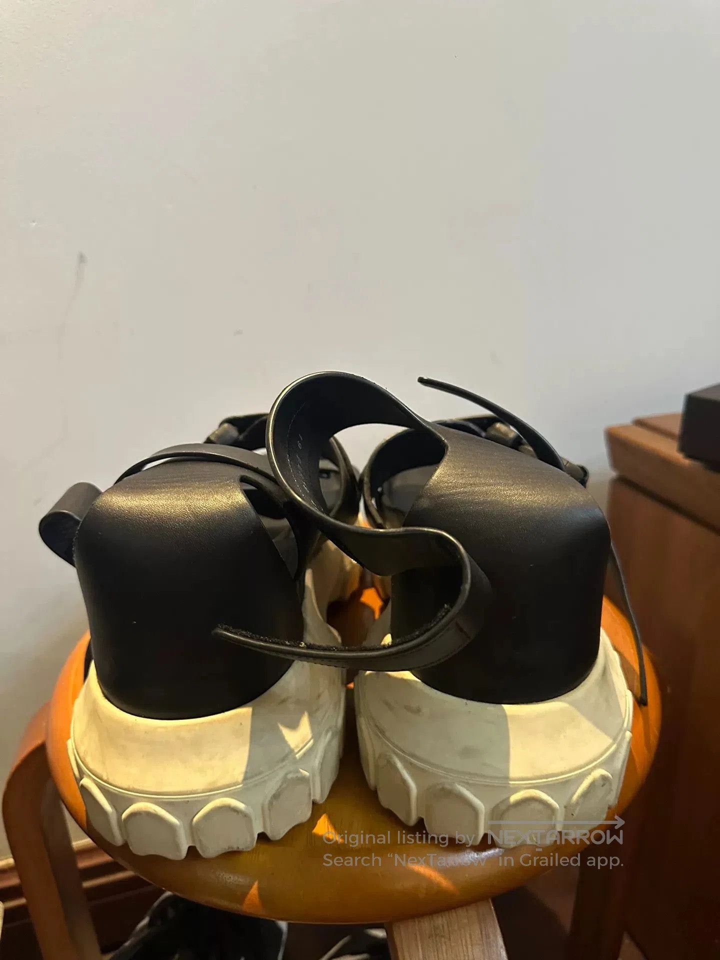 Rick Owens rick owens black leather sandals size 42. Size US 9 / EU 42 - 2 Thumbnail