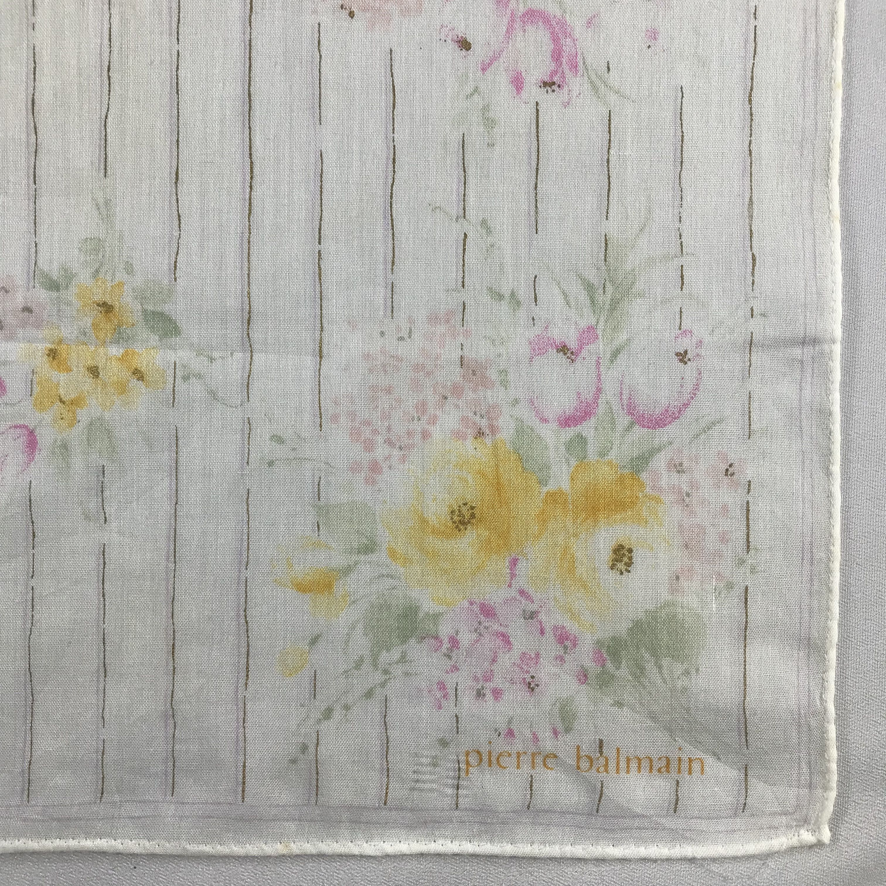 Pierre Balmain Pierre Balmain Handkerchief / Bandana / Neckerchief C764 Size ONE SIZE - 5 Thumbnail