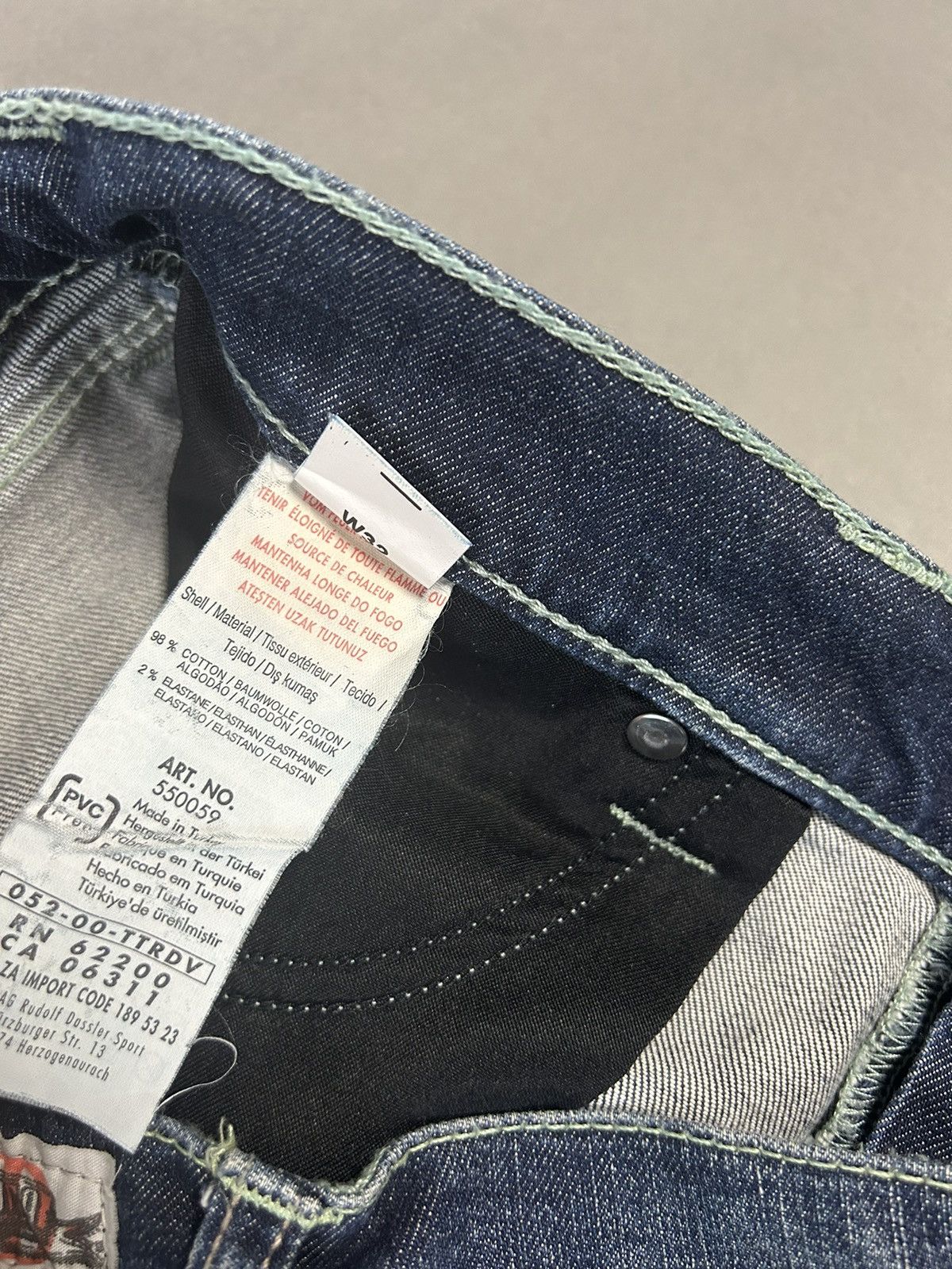 Evisu × Japanese Brand × Puma Evisu x Puma vintage navy skirt black seagulls Y2K Size 32" / US 10 / IT 46 - 9 Thumbnail