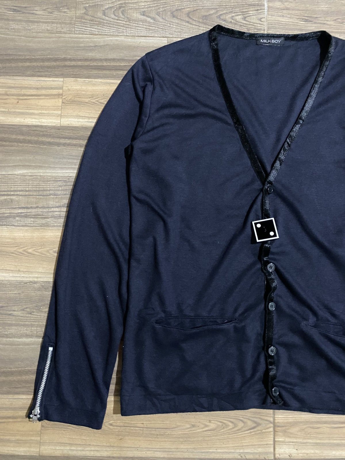 Japanese Brand × Vintage MILKBOY CARDIGAN Size US S / EU 44-46 / 1 - 2 Thumbnail