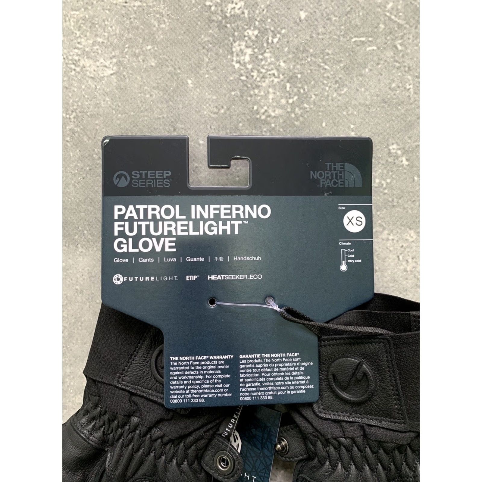 The North Face The North Face Patrol Inferno Futurelight Glove Unisex Black Leather XS Size ONE SIZE - 7 Thumbnail