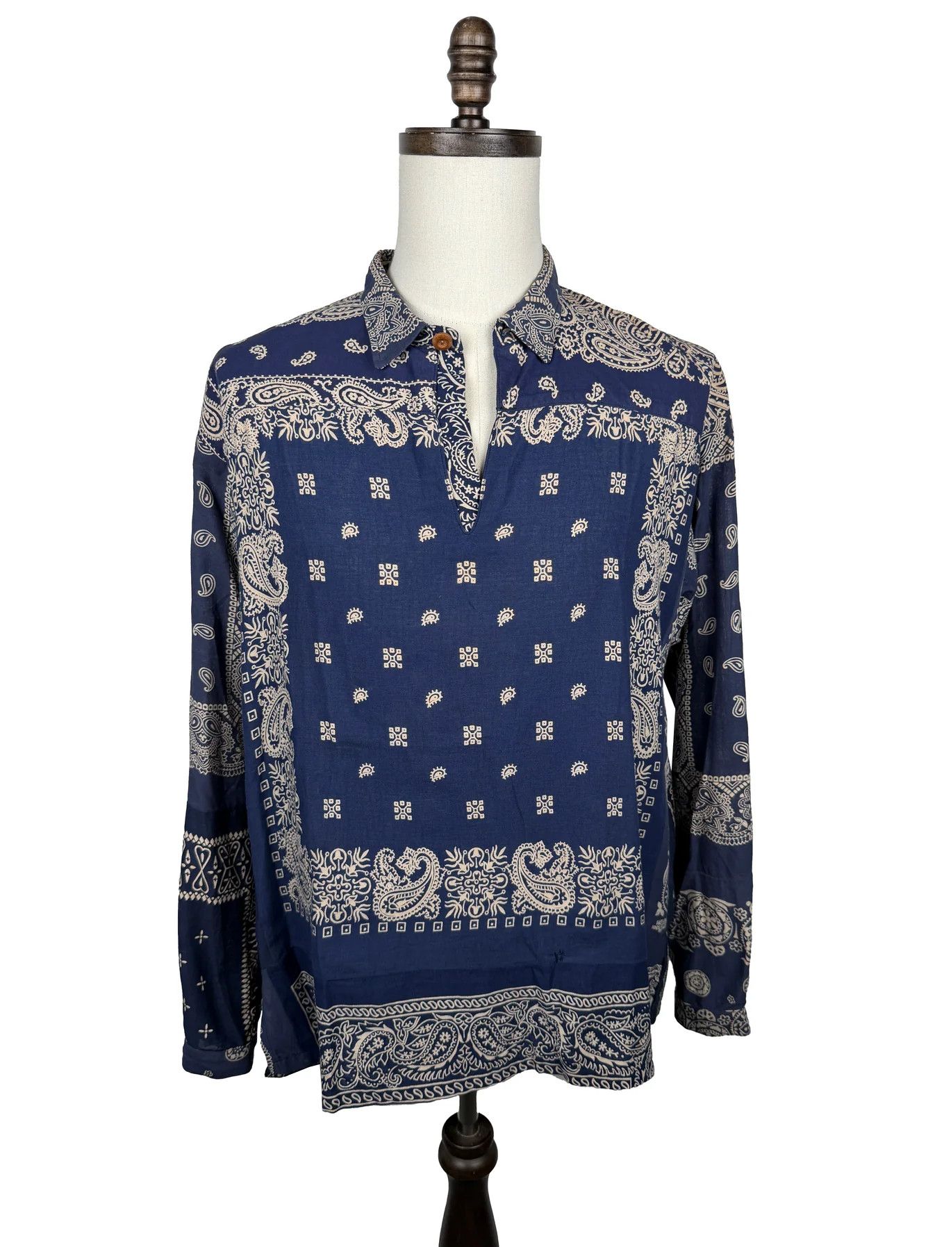 Visvim SS18 ICT Kerchief Tunic Shirt Size US L / EU 52-54 / 3 - 1 Thumbnail