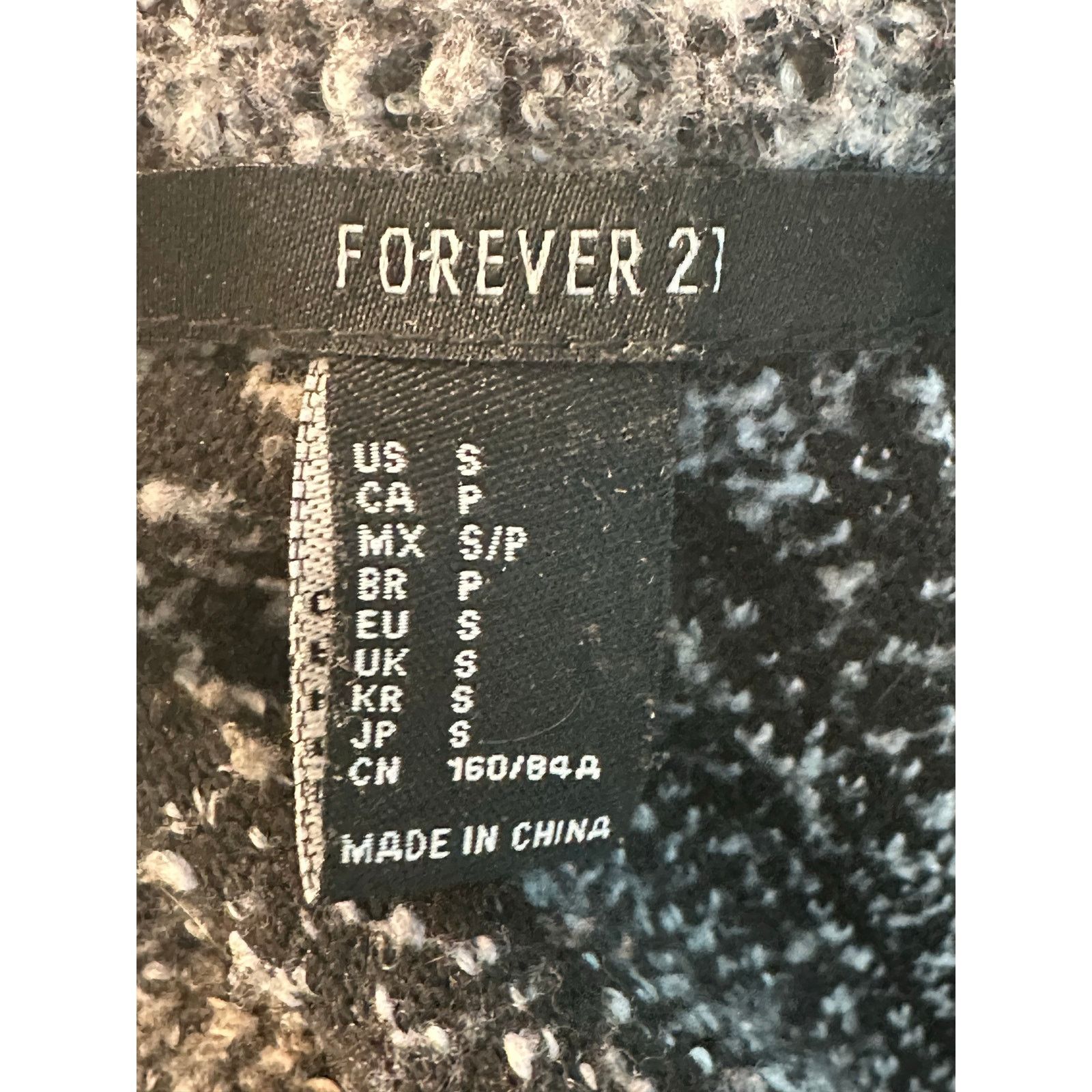 Forever 21 Forever 21 heathered gray cardigan coat size Small Size US S / EU 44-46 / 1 - 3 Thumbnail