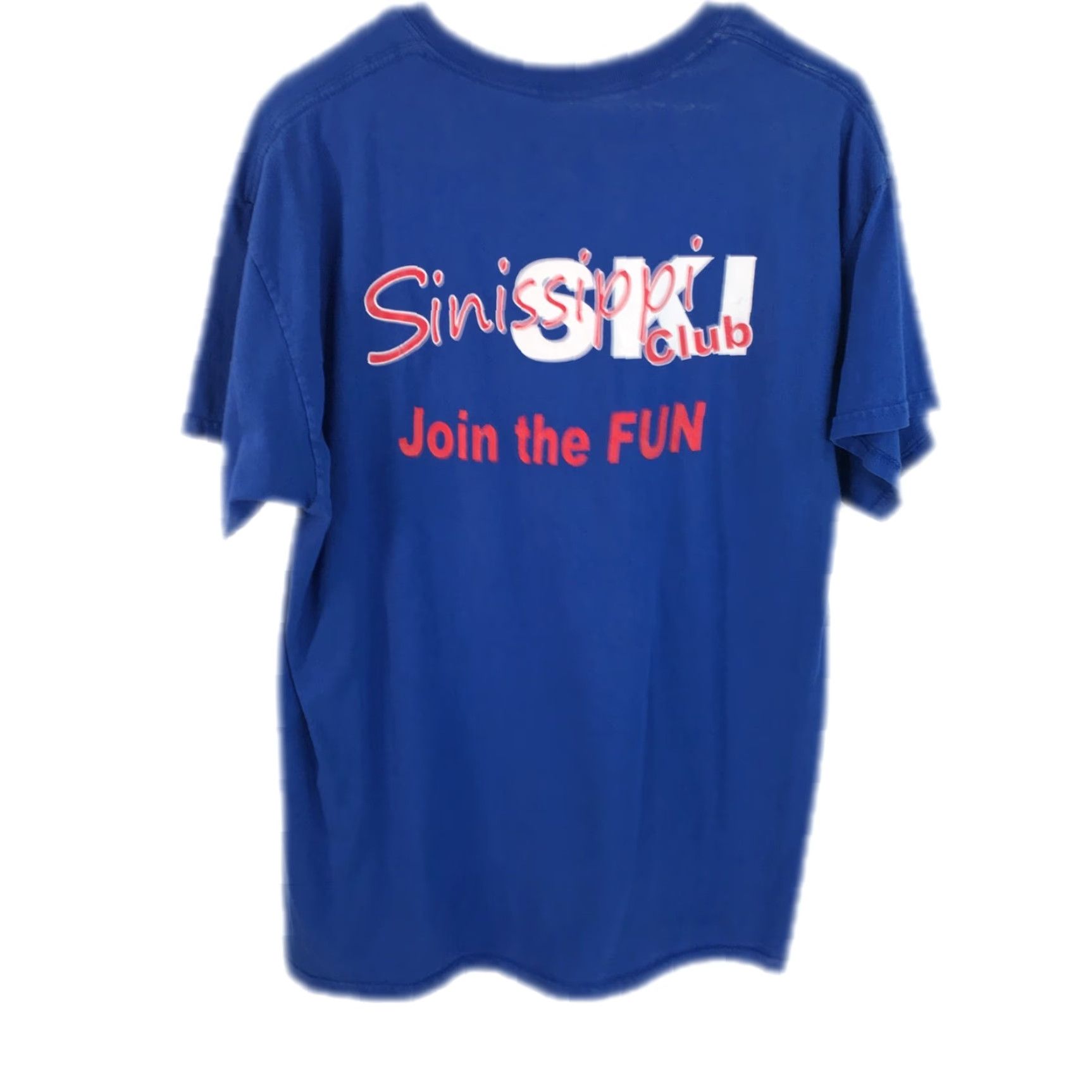 Gildan Gildan Mens Short Sleeve Crew Neck Blue T-Shirt M Ski Club Sinissippi Cap? Size US M / EU 48-50 / 2 - 2 Thumbnail