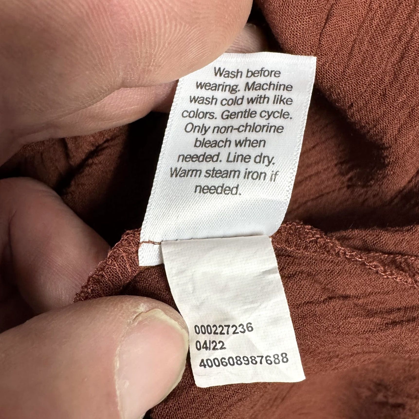 Vintage Sonoma Goods for Life Top XL Rust Peasant Milkmaid Cottagecore Boho Womens Size XL / US 12-14 / IT 48-50 - 7 Thumbnail