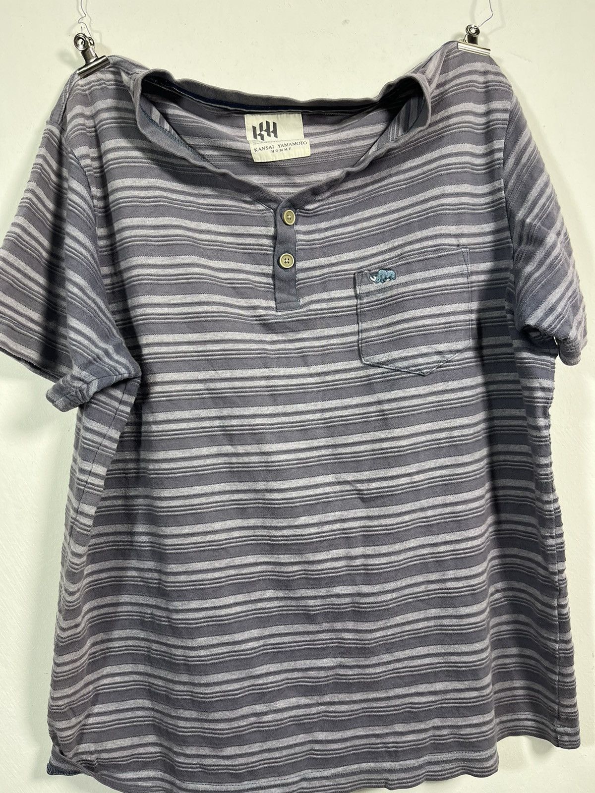 Designer × Japanese Brand × Kansai Yamamoto Vintage Button Up Kansai Yamamoto Size US L / EU 52-54 / 3 - 1 Thumbnail