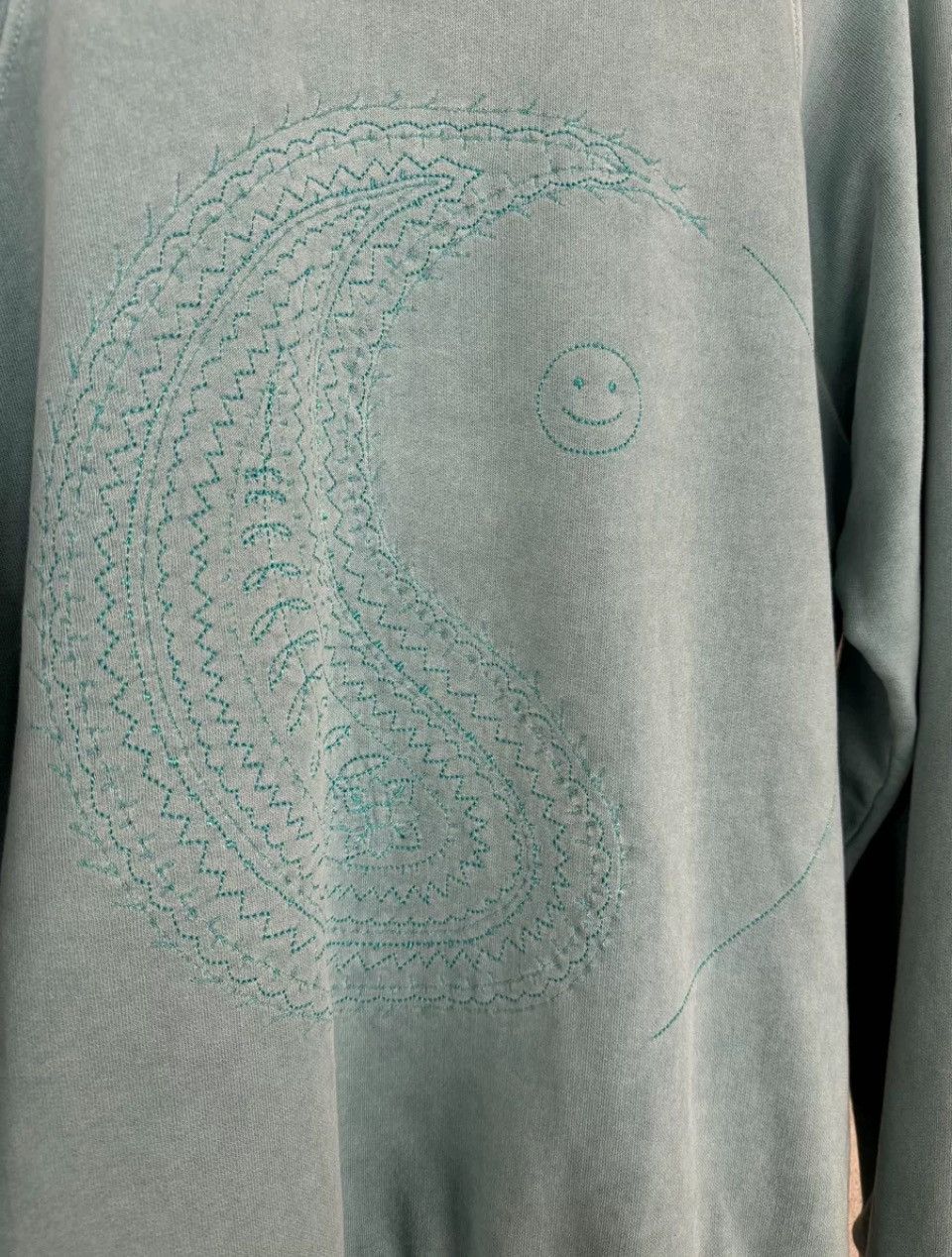 Raf Simons RAF SIMONS 04AW Wave YinYang Smile Pullover Sweatshirt Size US M / EU 48-50 / 2 - 4 Thumbnail