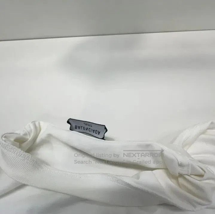 Balenciaga Balenciaga Logo White Short Sleeve T. Size US XS / EU 42 / 0 - 4 Thumbnail