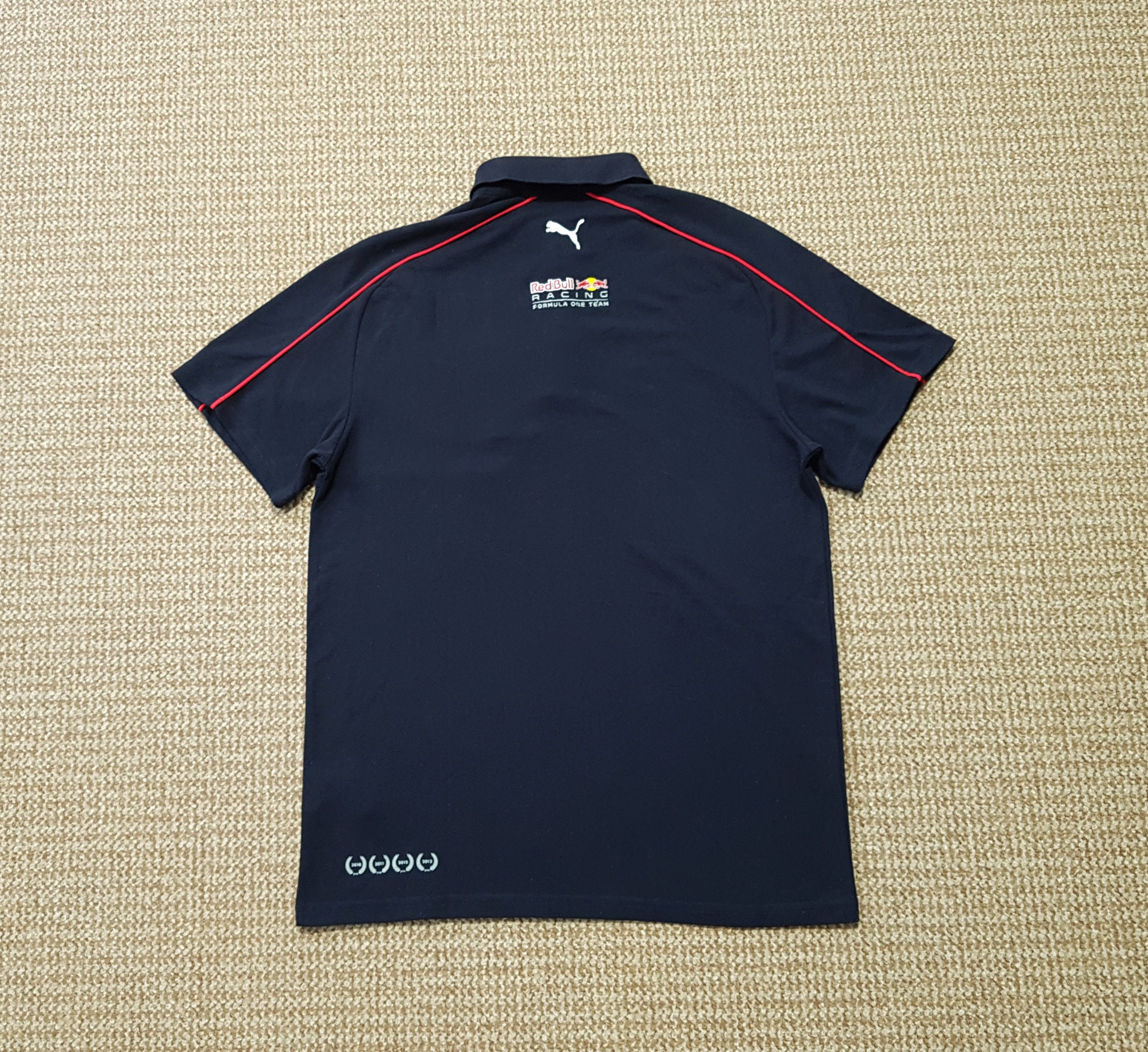 Puma Puma Red Bull Racing Formula 1 Team Navy Polo Shirt sz M Size US M / EU 48-50 / 2 - 2 Thumbnail