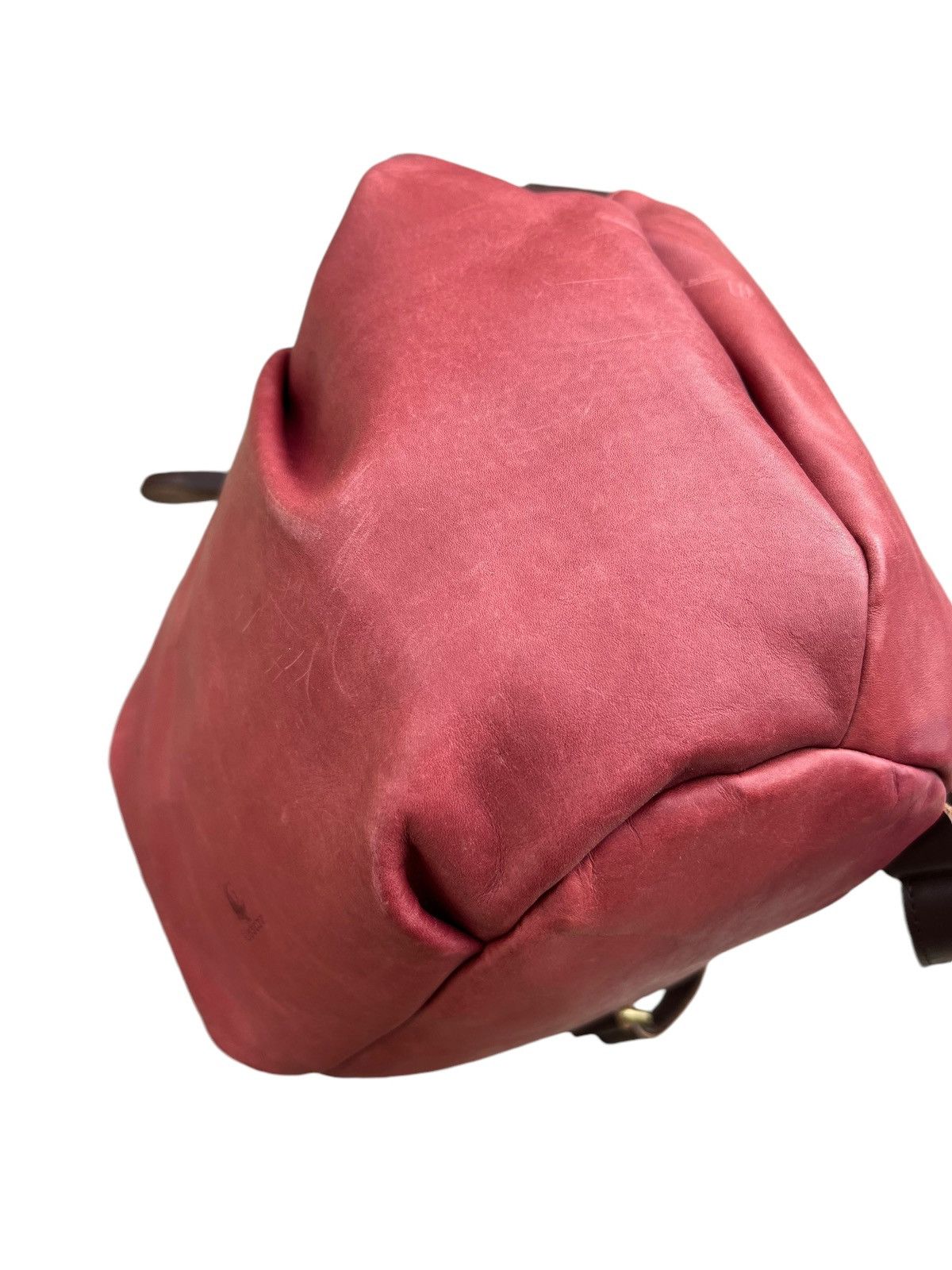 Leather Kissora Japan Scratches Patina Leather Mini Backpack Bag Size ONE SIZE - 14 Thumbnail