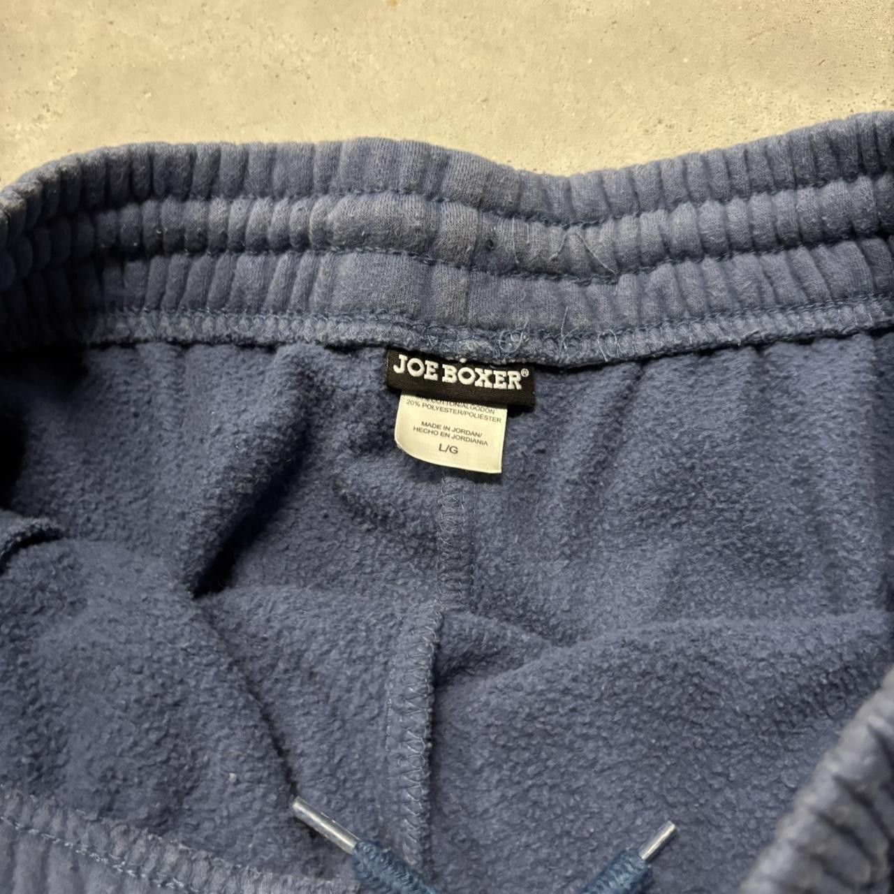Japanese Brand × Vintage Crazy Vintage Y2K/2000s Baggy Blue Streetwear Skater Style Sweatpants! Size US 34 / EU 50 - 6 Thumbnail