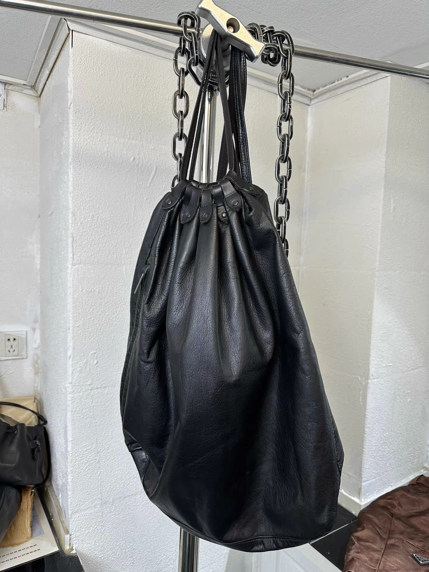 Yohji Yamamoto Yohji Yamamoto Cowhide Leather Rucksack K20 Size ONE SIZE - 5 Thumbnail