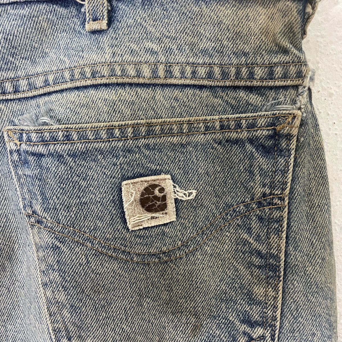 Carhartt Vintage Carhatt Distressed Denim Jeans Size US 36 / EU 52 - 6 Thumbnail