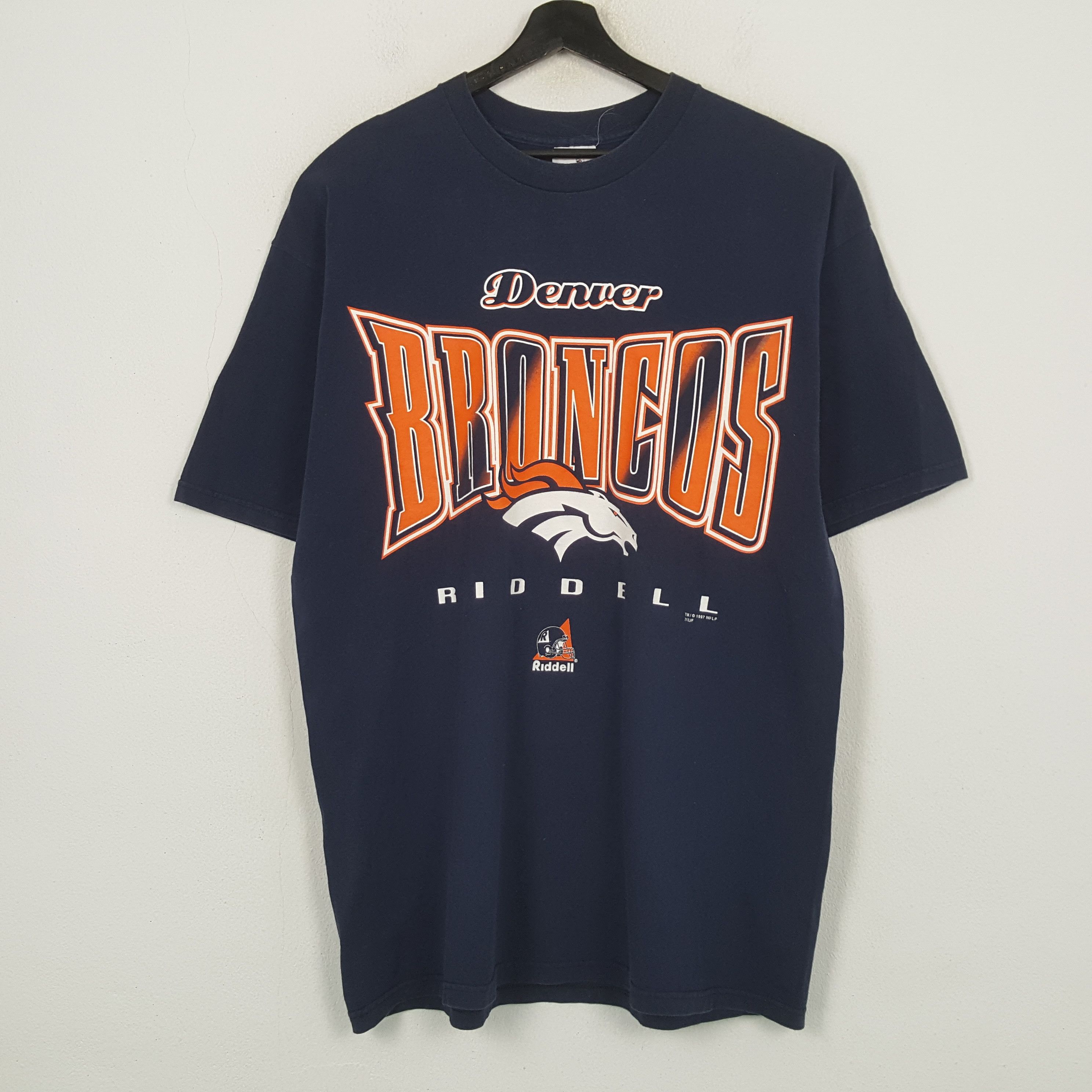 NFL Denver Broncos Football Team Vintage Tshirt RR29 Size US XL / EU 56 / 4 - 1 Thumbnail