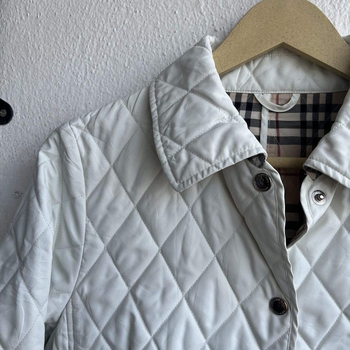 Burberry BURBERRY LONDON QUILTED NOVACHECK DESIGNER LIGHT JACKET Size XS / US 0-2 / IT 36-38 - 5 Thumbnail