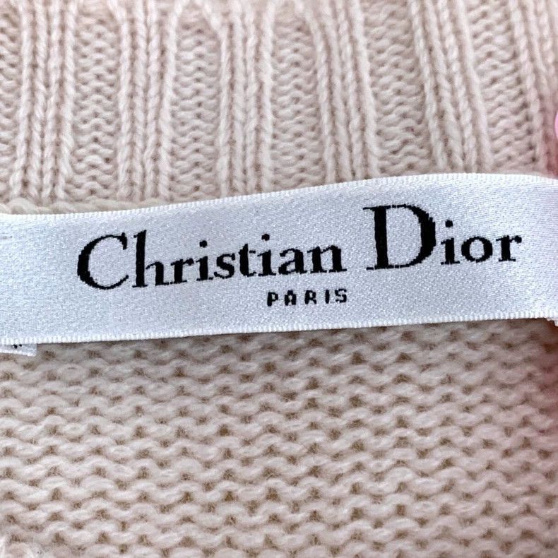 Dior Christian Dior Pink Bee Embroidered Sweater-2506 Size XS / US 0-2 / IT 36-38 - 5 Thumbnail