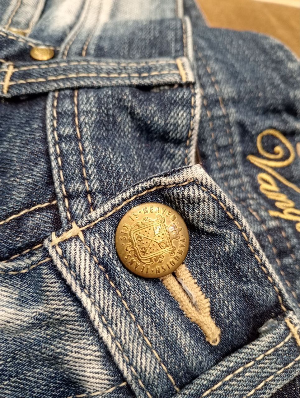 Vanquish VANQUISH GOLD JAPAN BLUE DISTRESSED DENIM PANTS Size US 34 / EU 50 - 8 Thumbnail