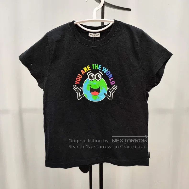 Balenciaga Balenciaga Black Short Sleeve T-Shirt Size L Size US L / EU 52-54 / 3 - 1 Thumbnail
