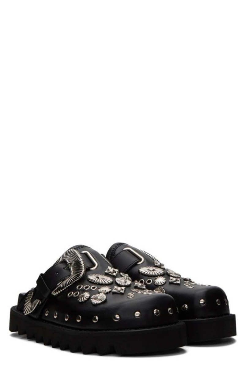 Toga Pulla Toga Pulla Eyelet Metal Mules Size US 9 / IT 39 - 4 Thumbnail