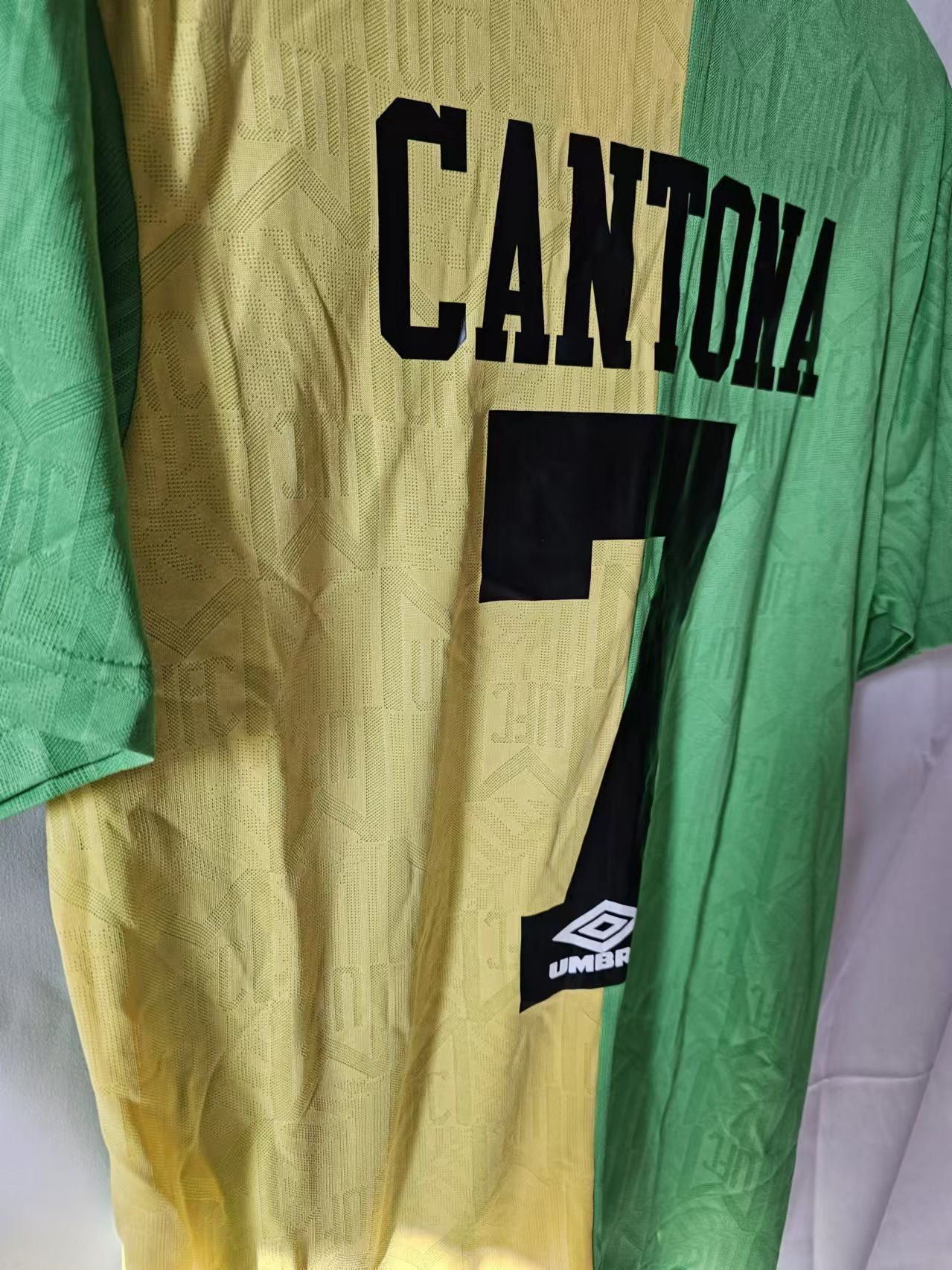Other MUFC #7 Cantona Jersey Green Size US XXL / EU 58 / 5 - 3 Thumbnail