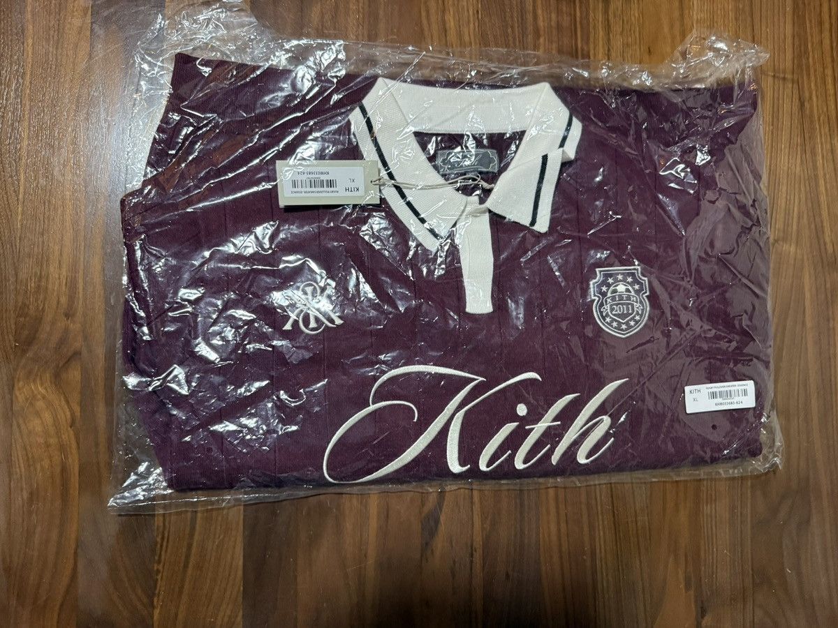 Kith Kith Rugby Pullover Sweater in Essence (Maroon) Viscose XL Size US XL / EU 56 / 4 - 6 Thumbnail